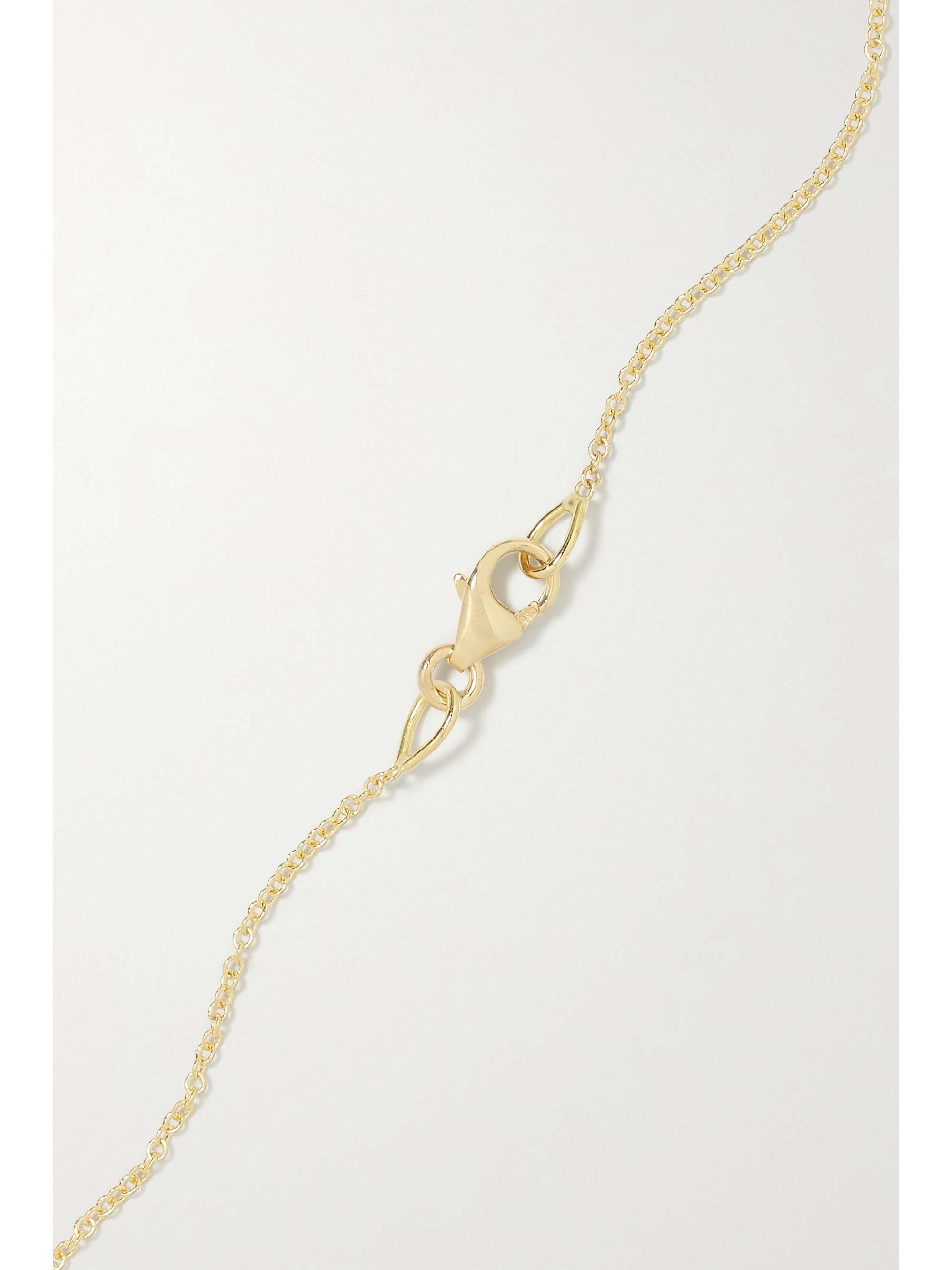 JENNIFER MEYER 18-karat gold turquoise bracelet
