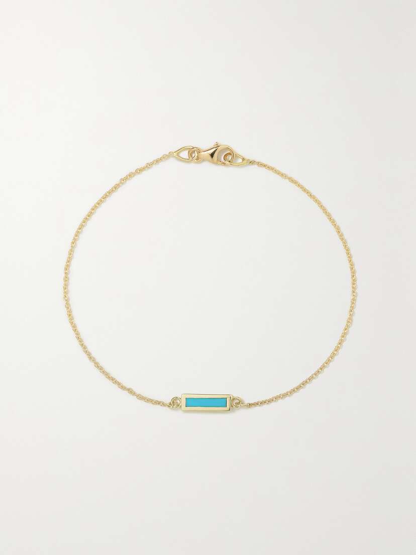 Jennifer Meyer 18-karat Gold Turquoise Bracelet