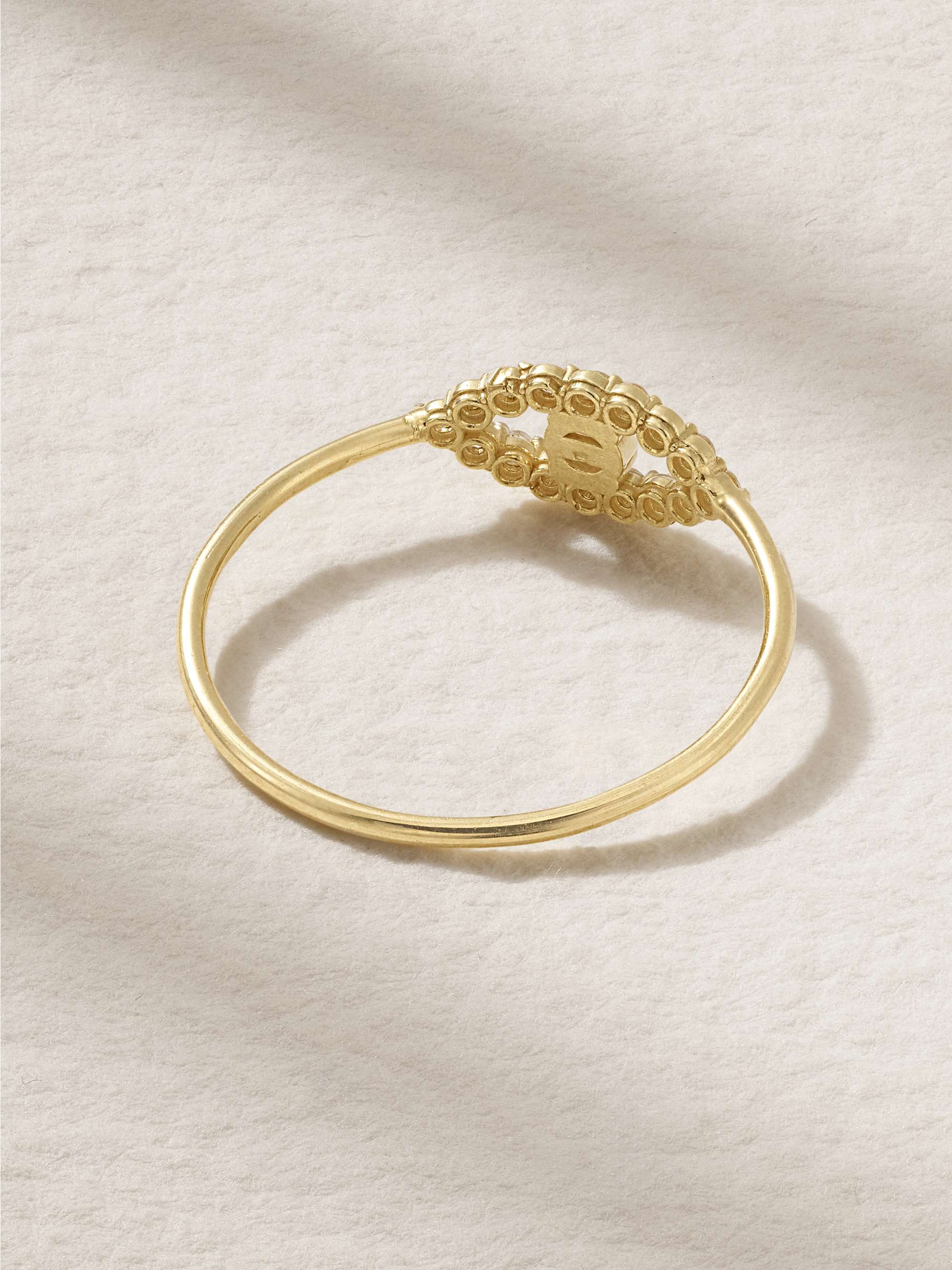 Evil Eye 18-karat gold diamond ring Evil Eye 18-karat gold diamond ring