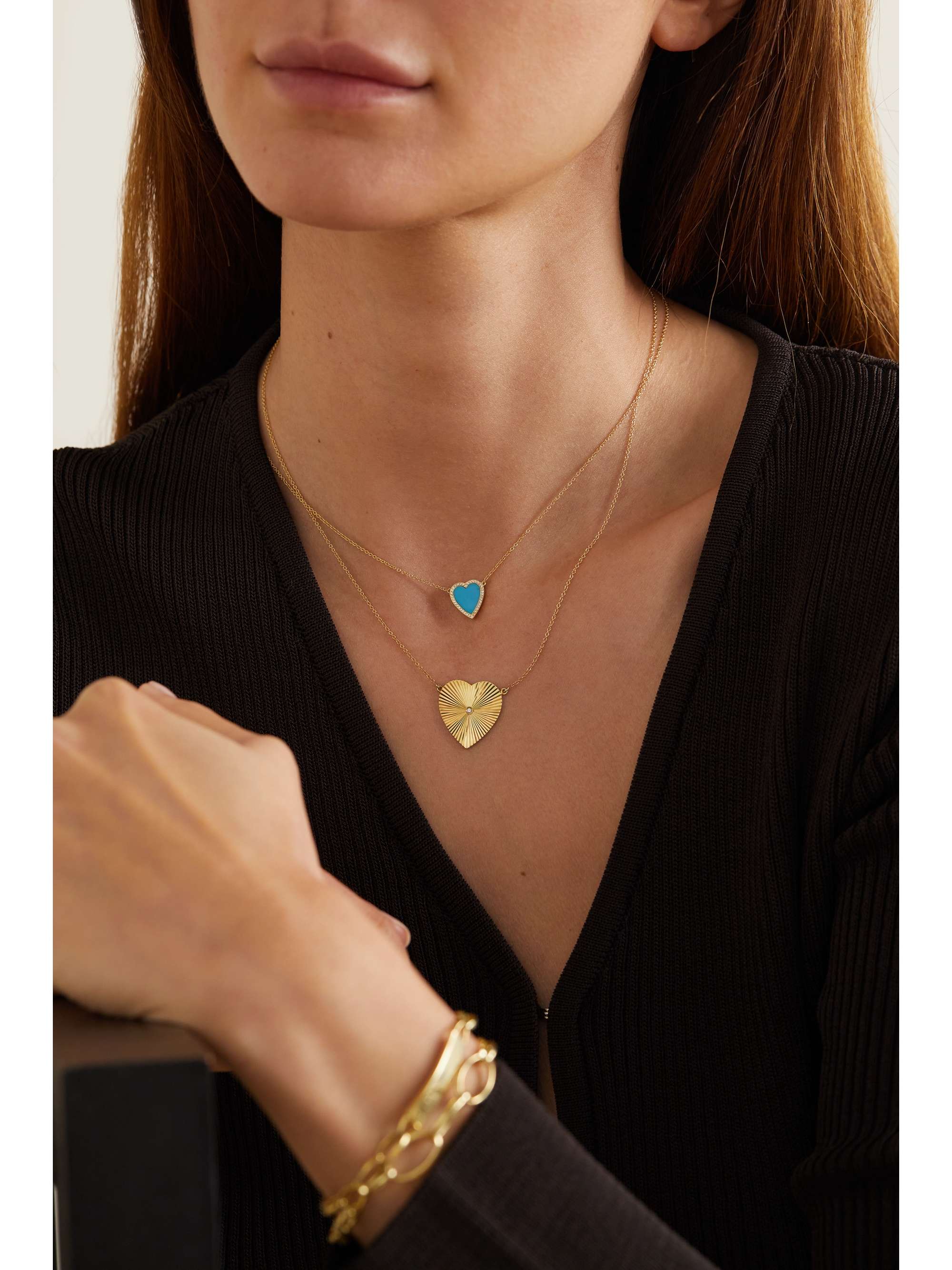 JENNIFER MEYER 18-karat gold diamond necklace