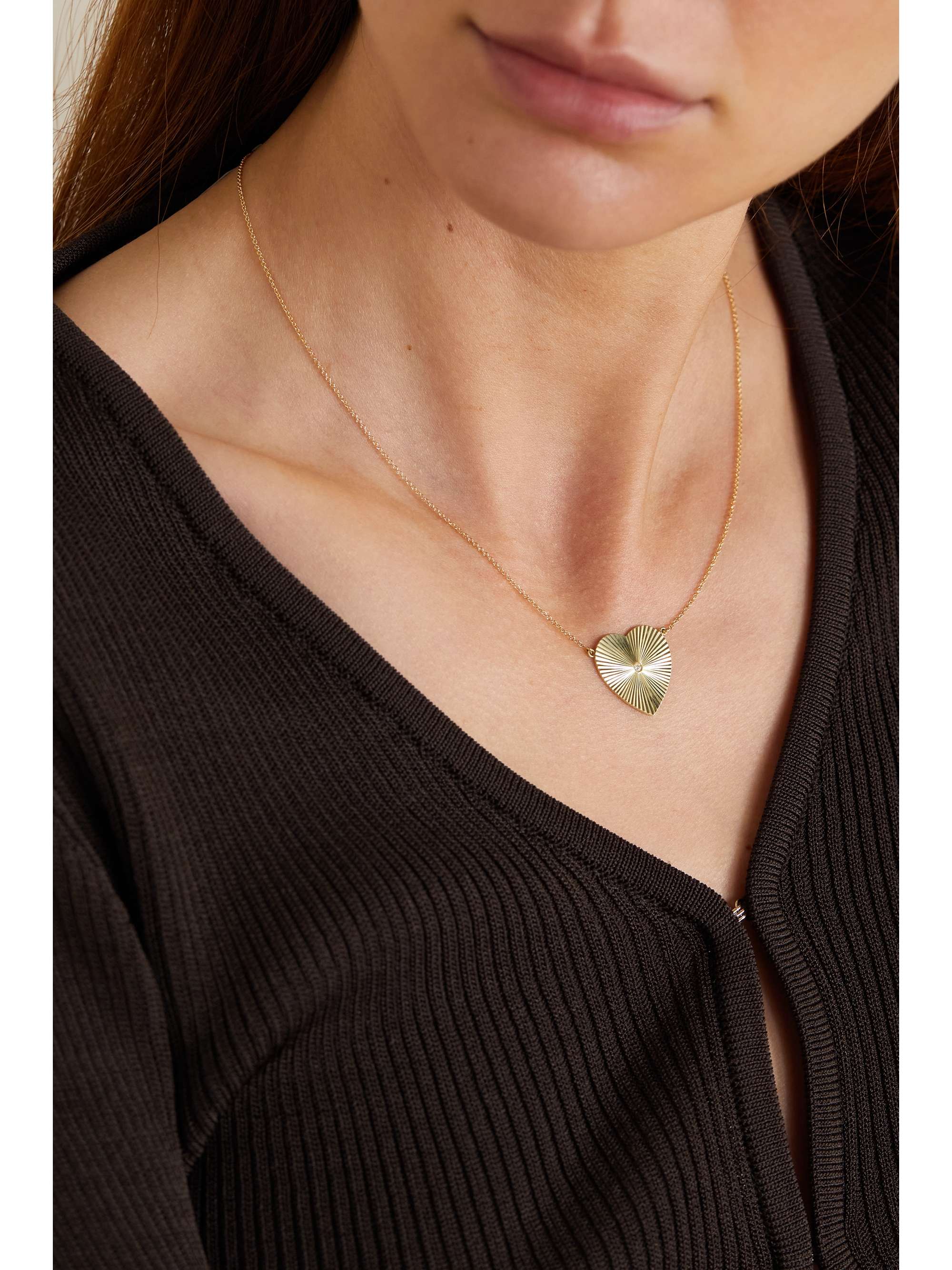 JENNIFER MEYER 18-karat gold diamond necklace