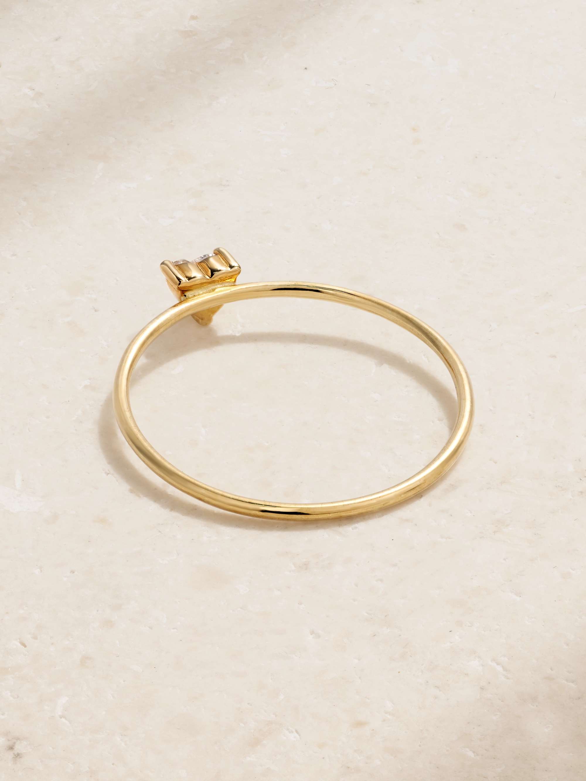 JENNIFER MEYER 18-karat gold diamond ring