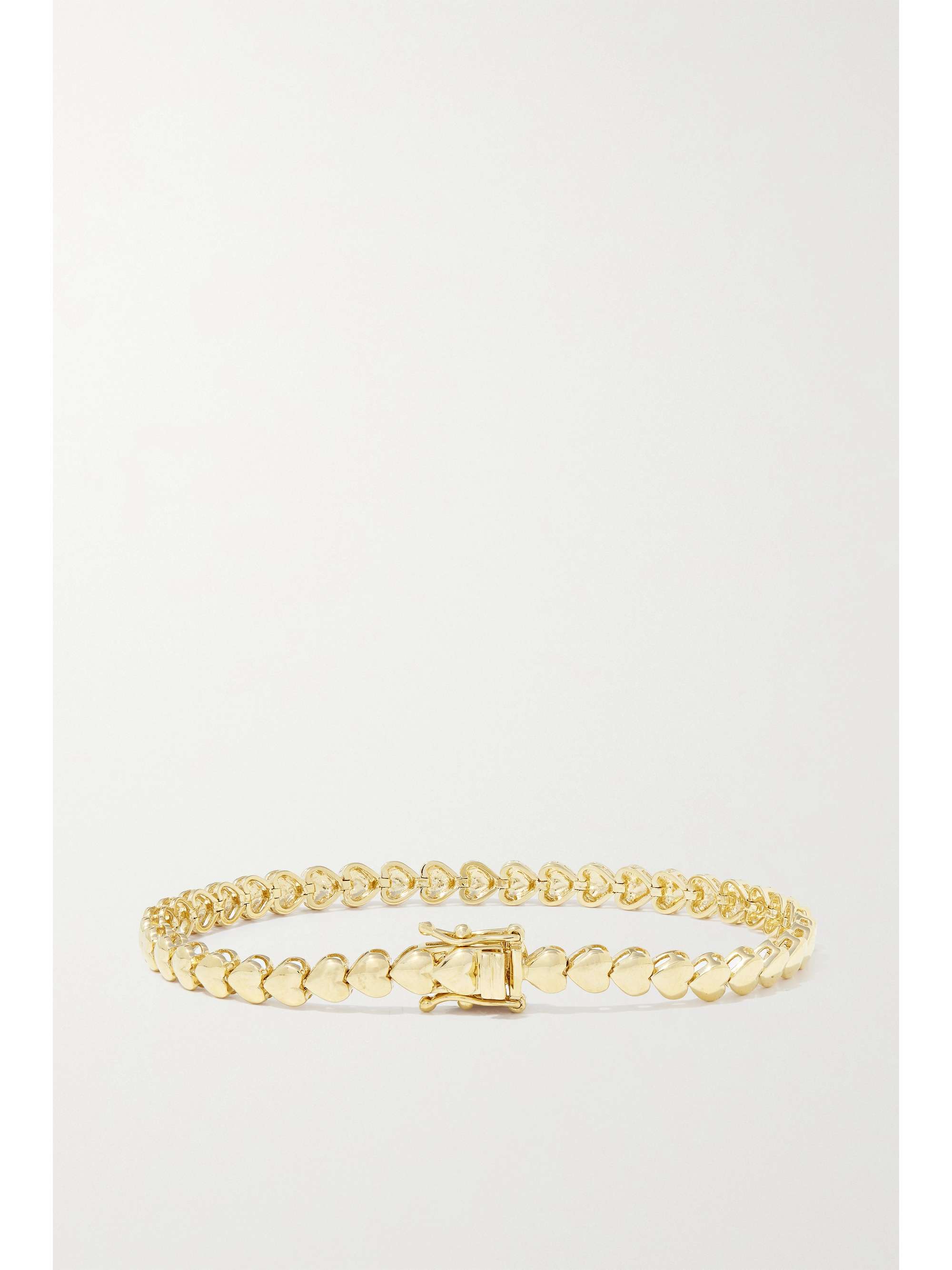 JENNIFER MEYER Heart 18-karat gold bracelet