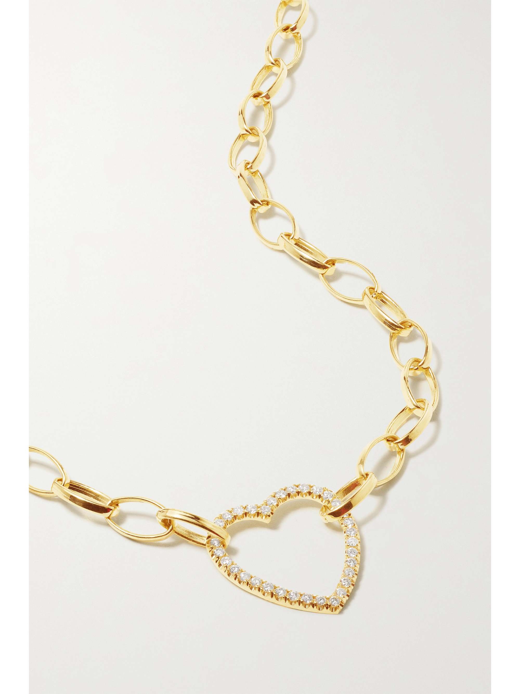 JENNIFER MEYER Medium Edith 18-karat gold diamond necklace