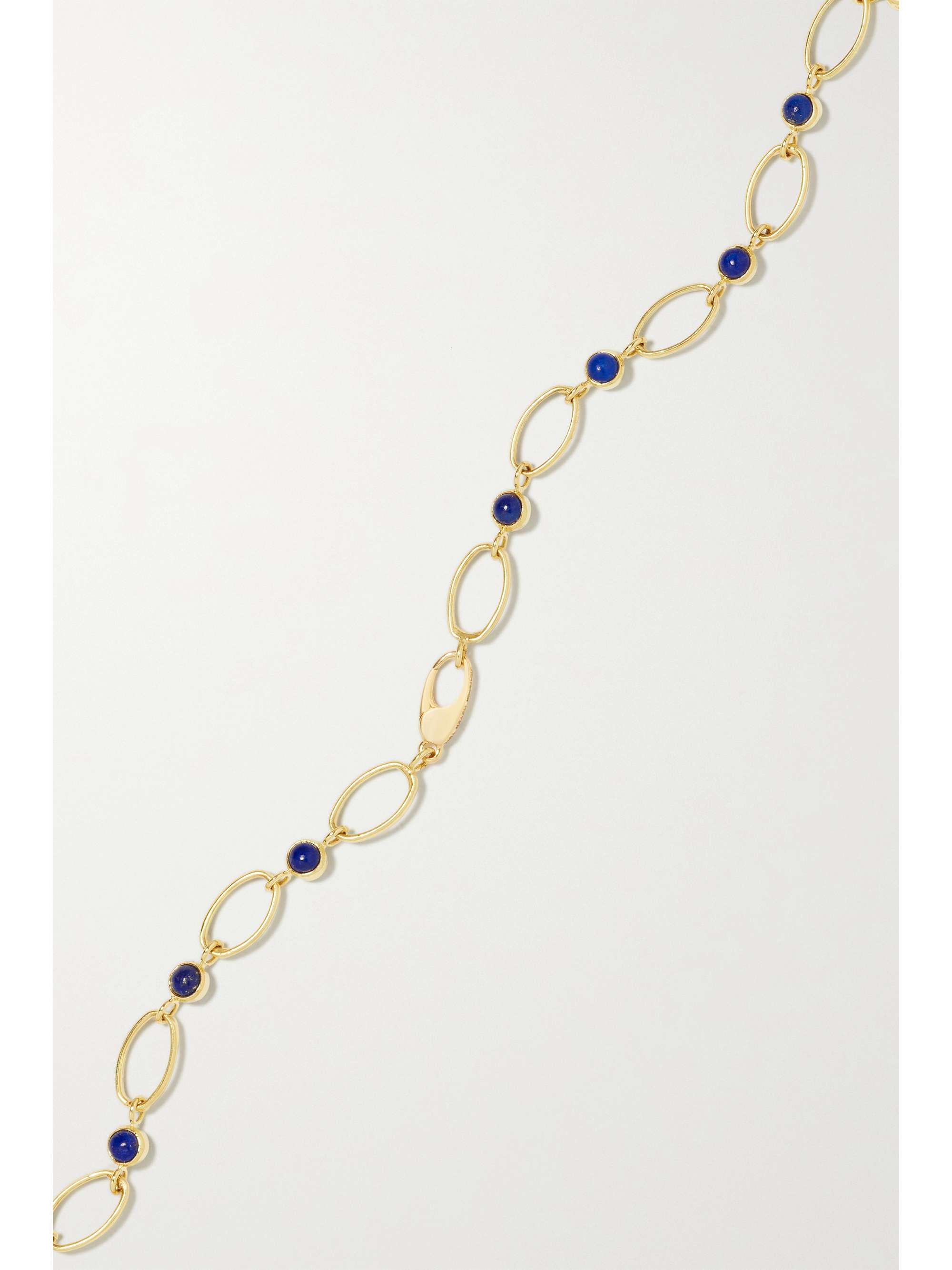 JENNIFER MEYER Medium Edith 18-karat gold lapis lazuli necklace