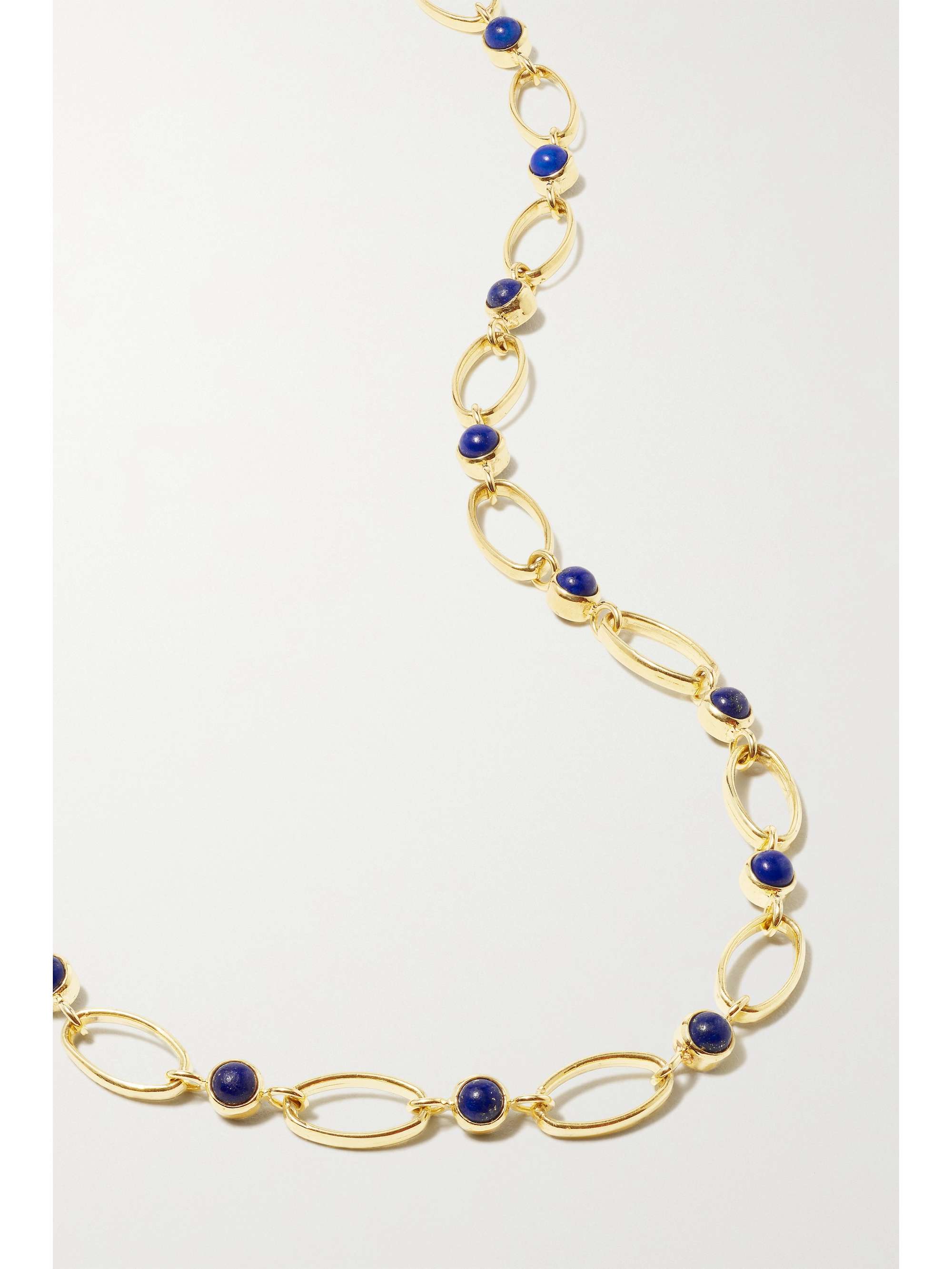 JENNIFER MEYER Medium Edith 18-karat gold lapis lazuli necklace