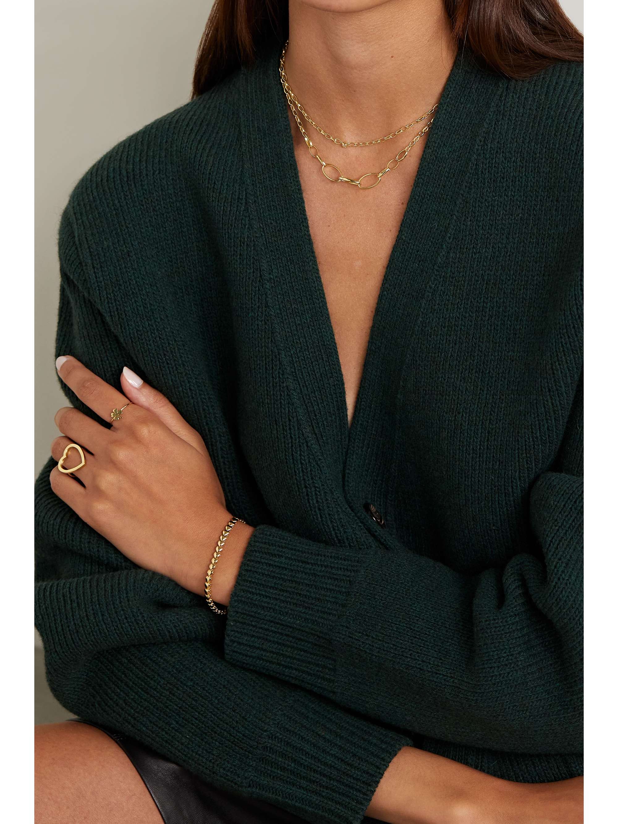 JENNIFER MEYER Edith 18-karat gold necklace