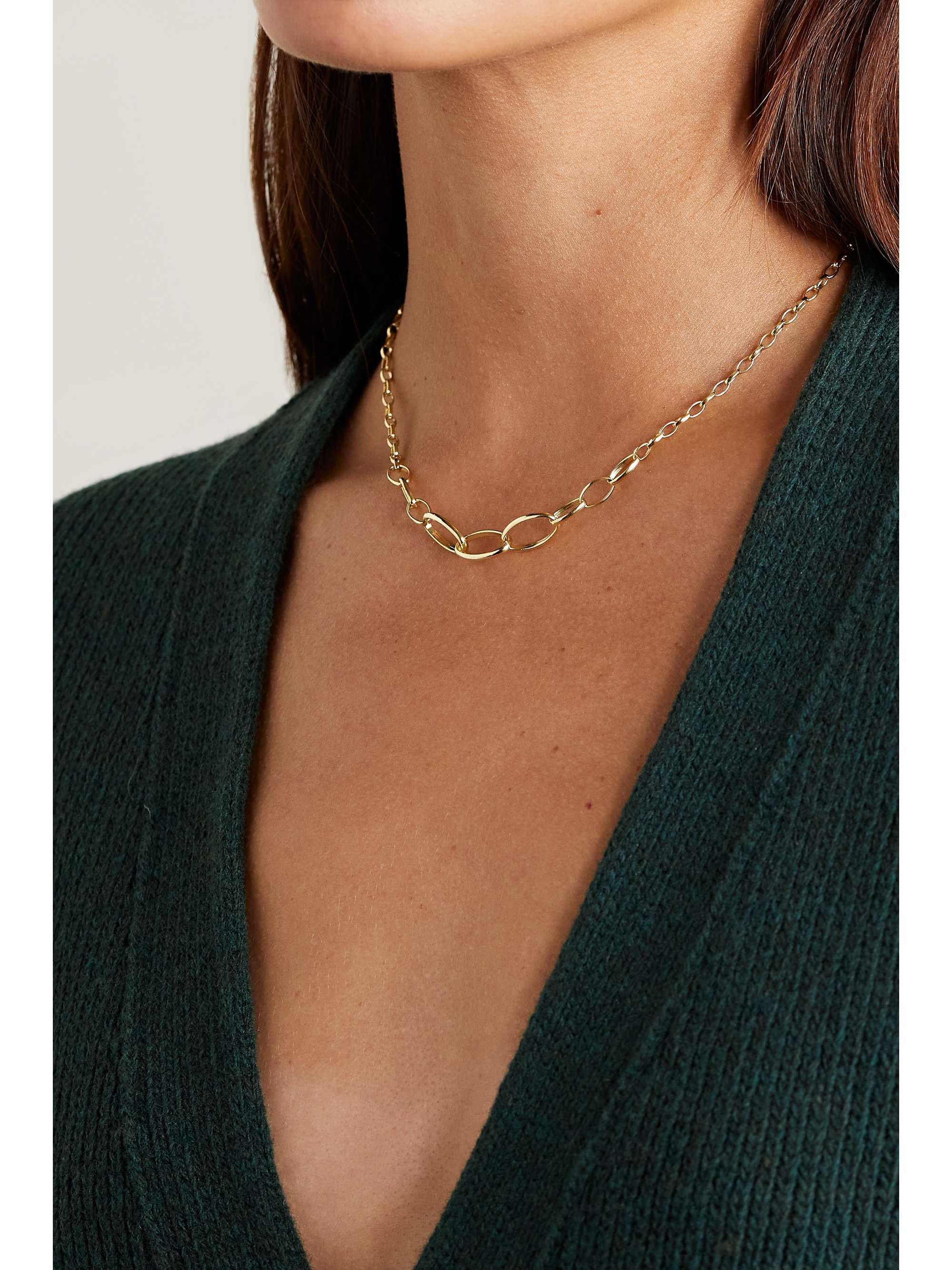 JENNIFER MEYER Edith 18-karat gold necklace