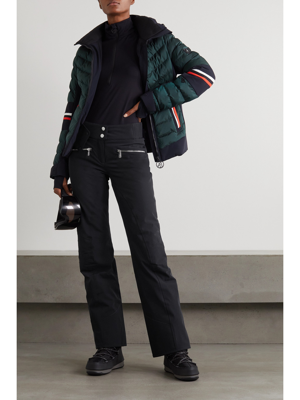 Toni Sailer Alla Bootcut Ski Pants In Black ModeSens