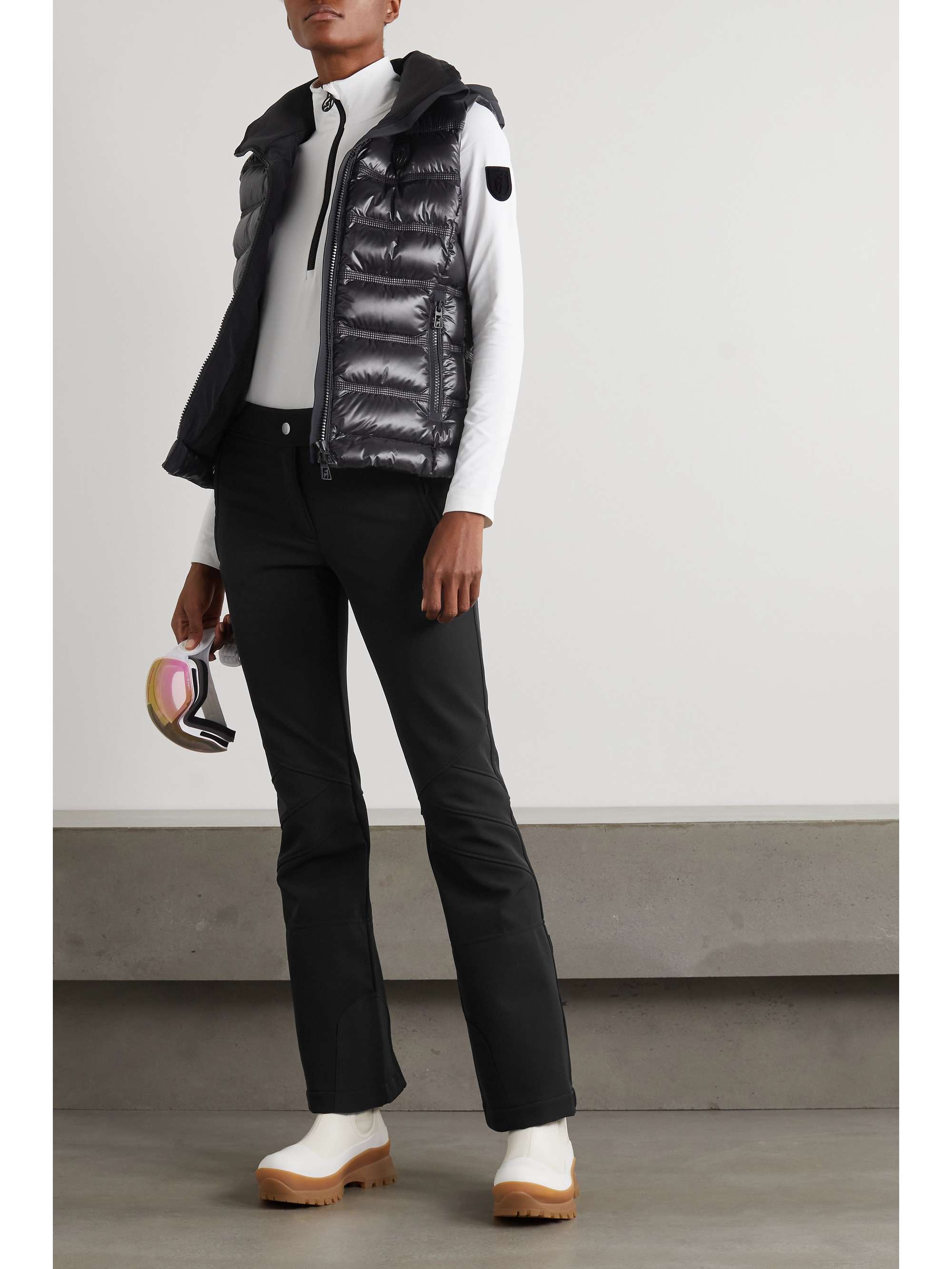 Black Sestriere bootcut ski pants 