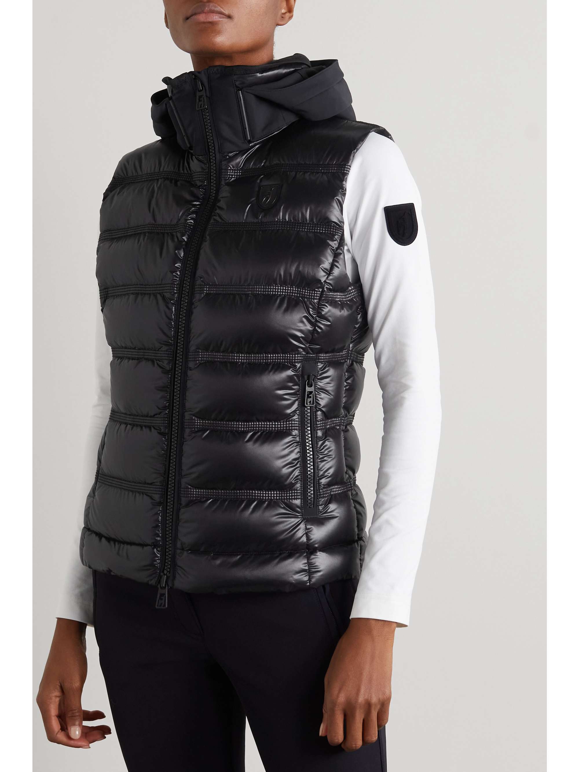 TONI SAILER Tilda hooded quilted glossed-ripstop gilet