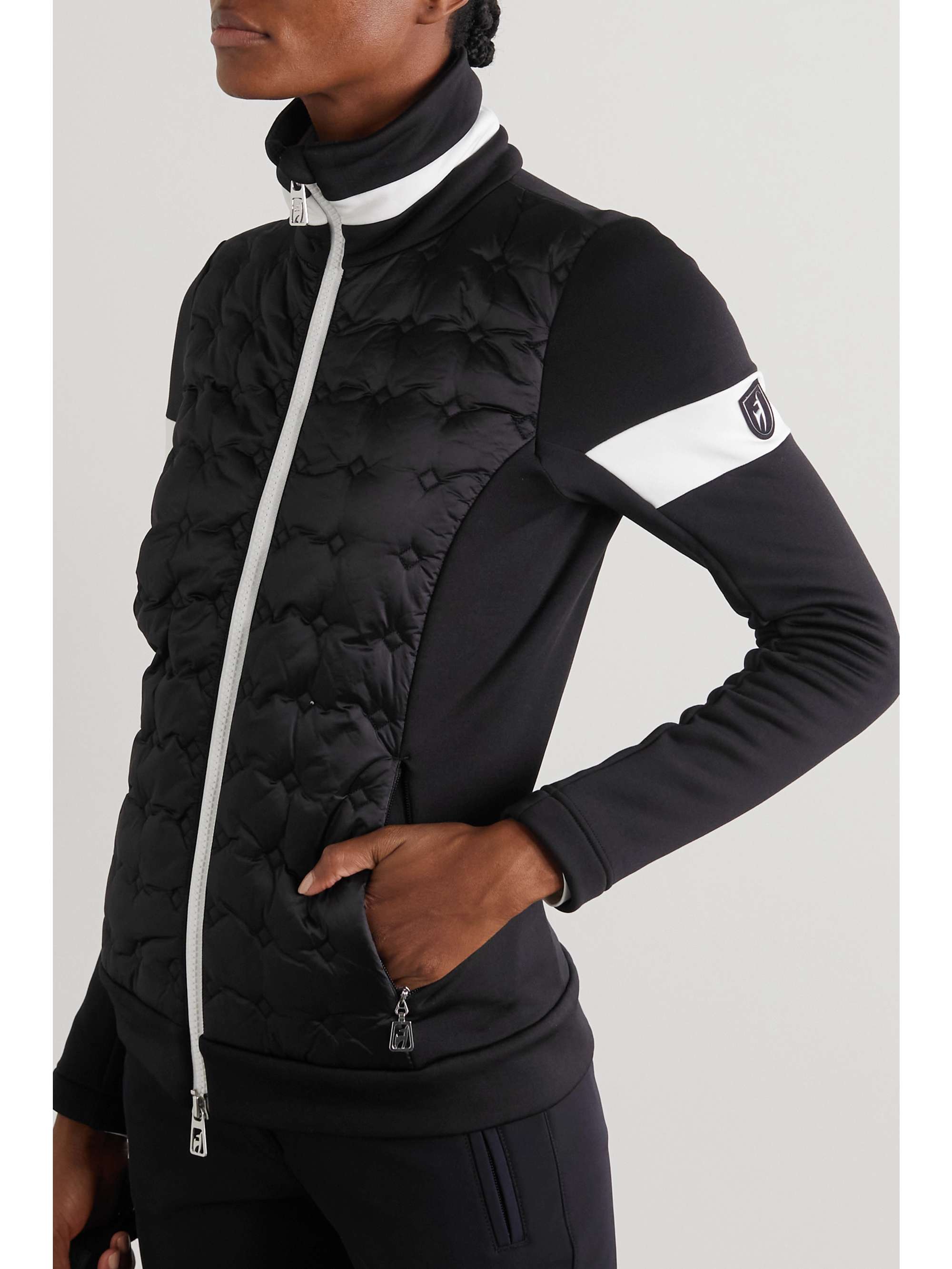TONI SAILER Olivia paneled quilted ski jacket