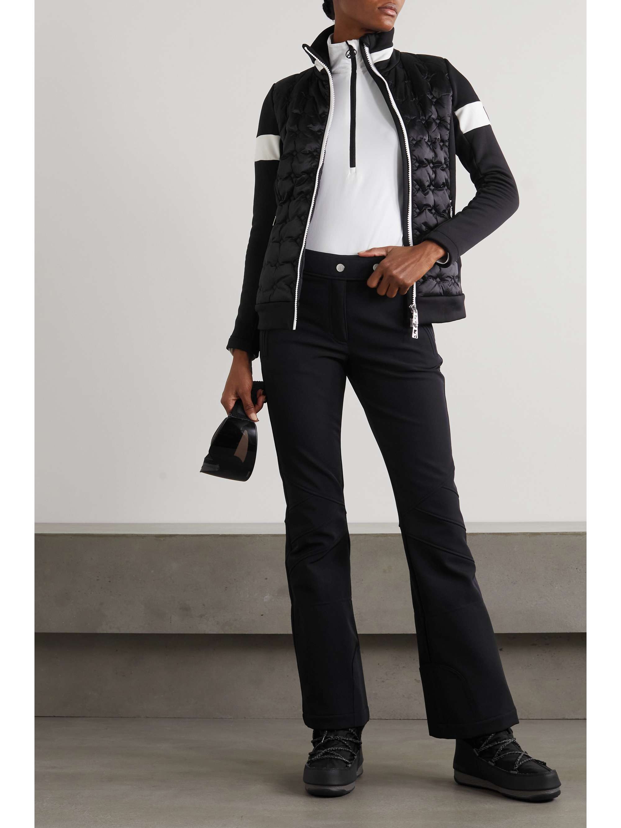 TONI SAILER Olivia paneled quilted ski jacket