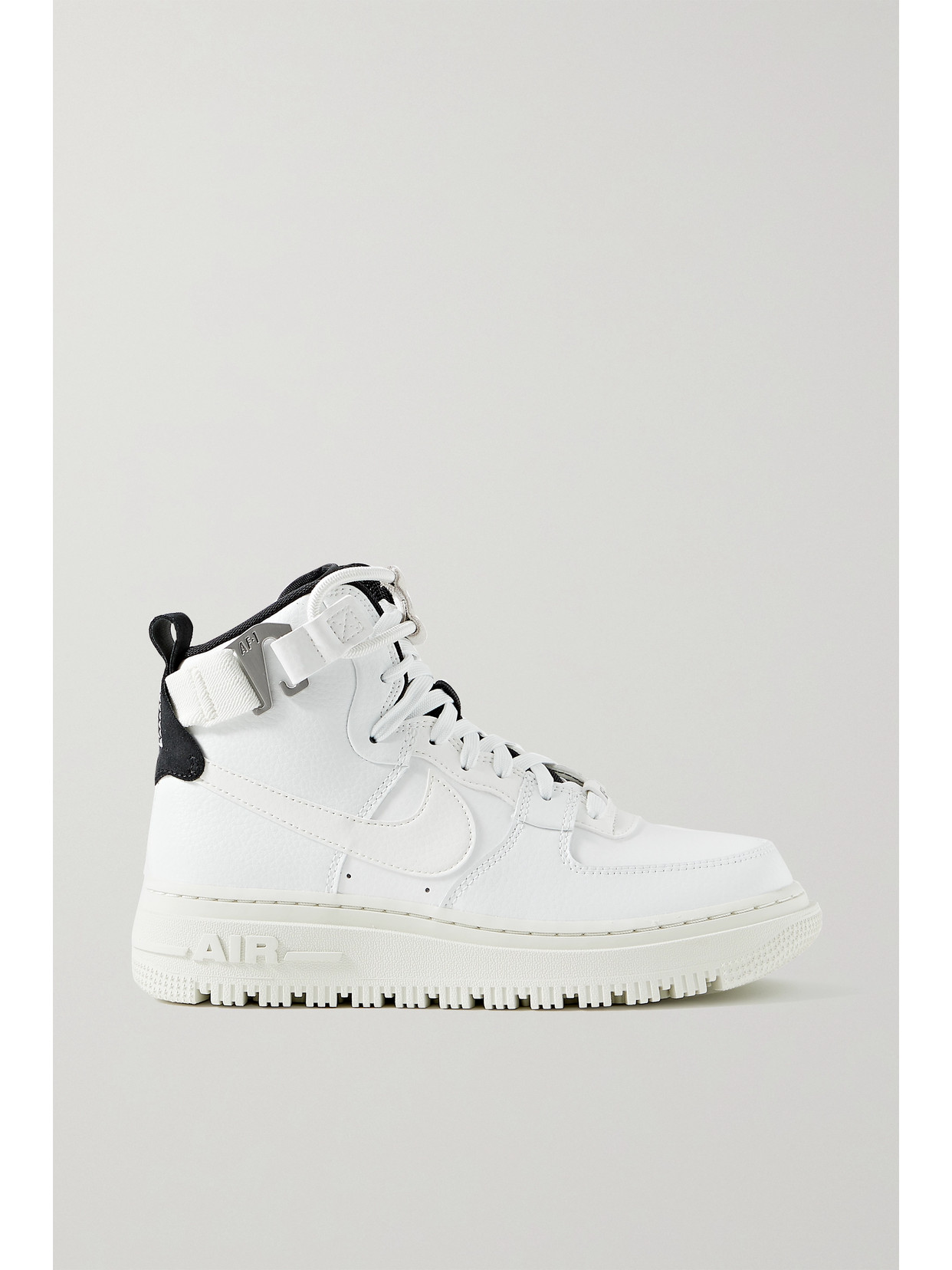 Nike Air Force 1 High Utility 2.0 Suede And Textured-leather Sneakers In White