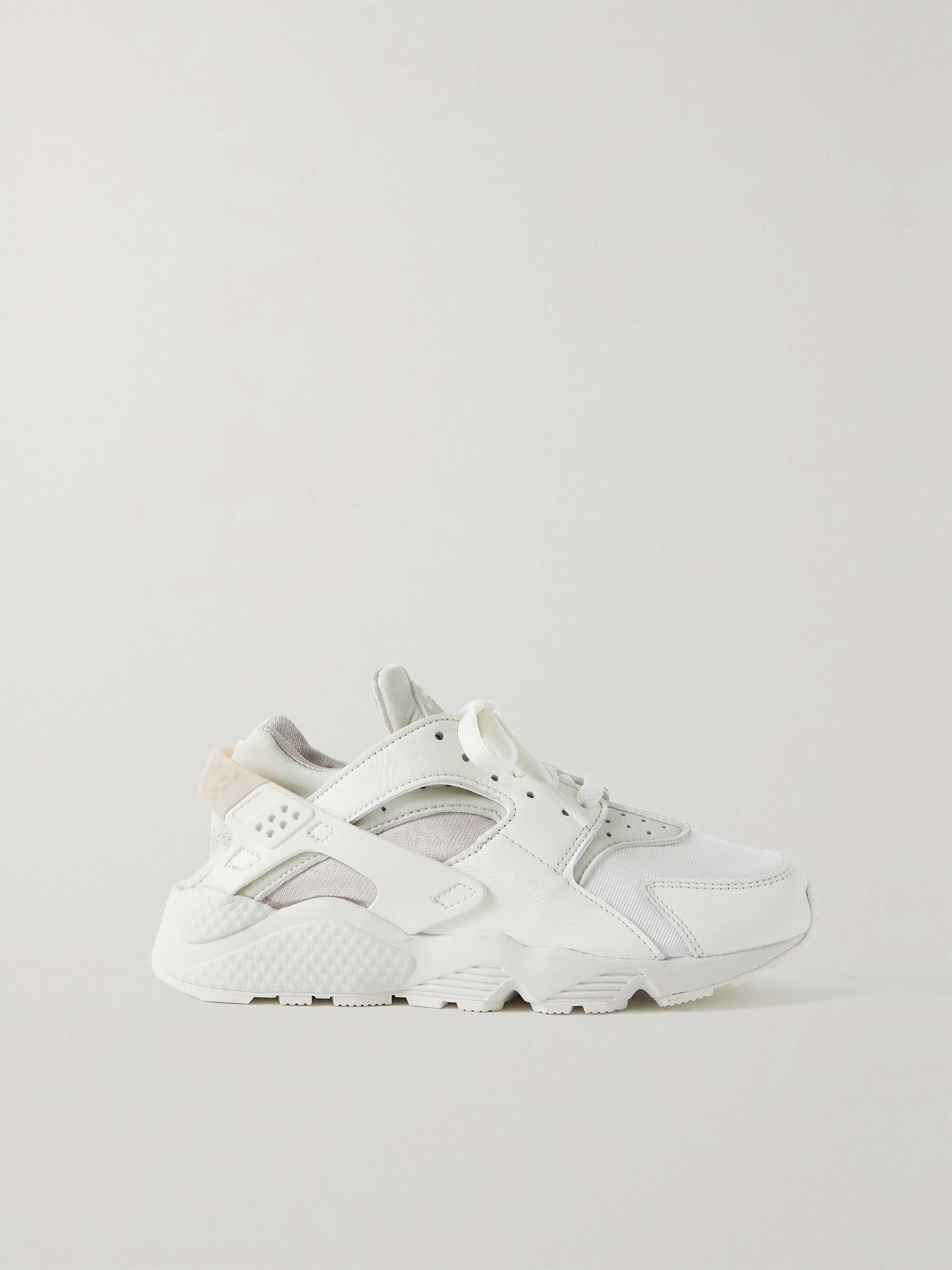 Air Huarache rubber-trimmed leather, mesh and neoprene sneakers