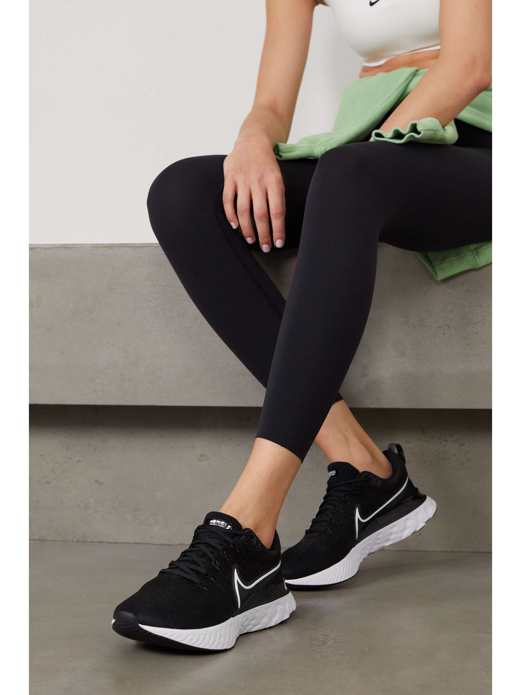 NIKE React Infinity Run Flyknit sneakers | NET-A-PORTER