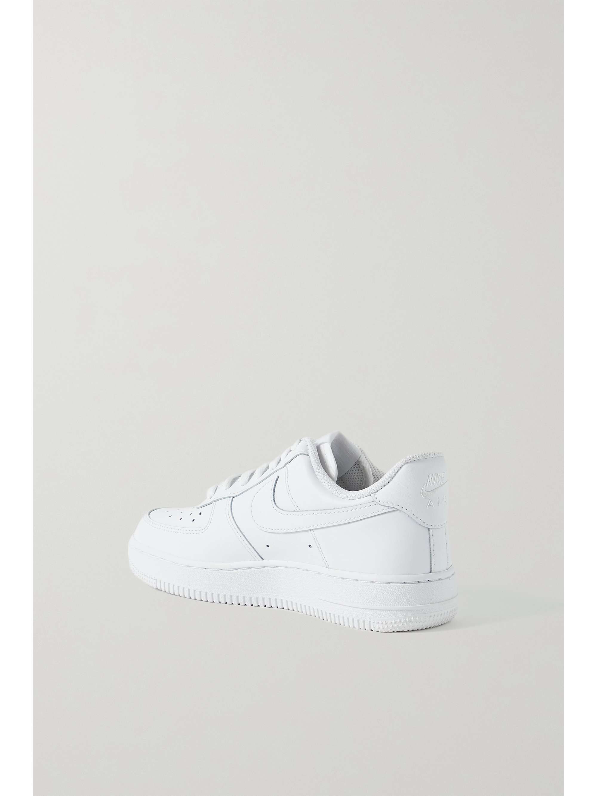 White Air Force 1 leather sneakers | NIKE | NET-A-PORTER
