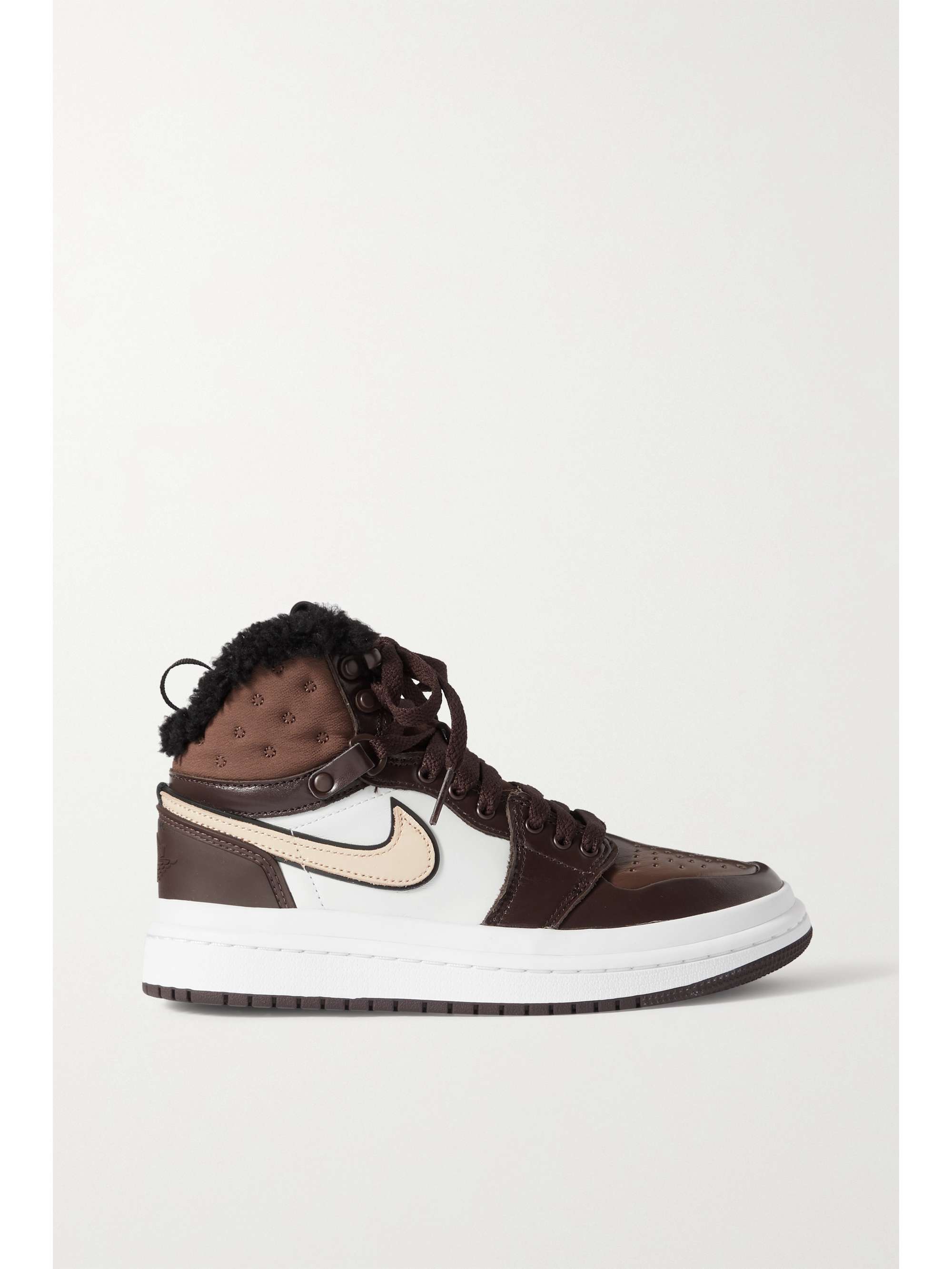 jordans with brown