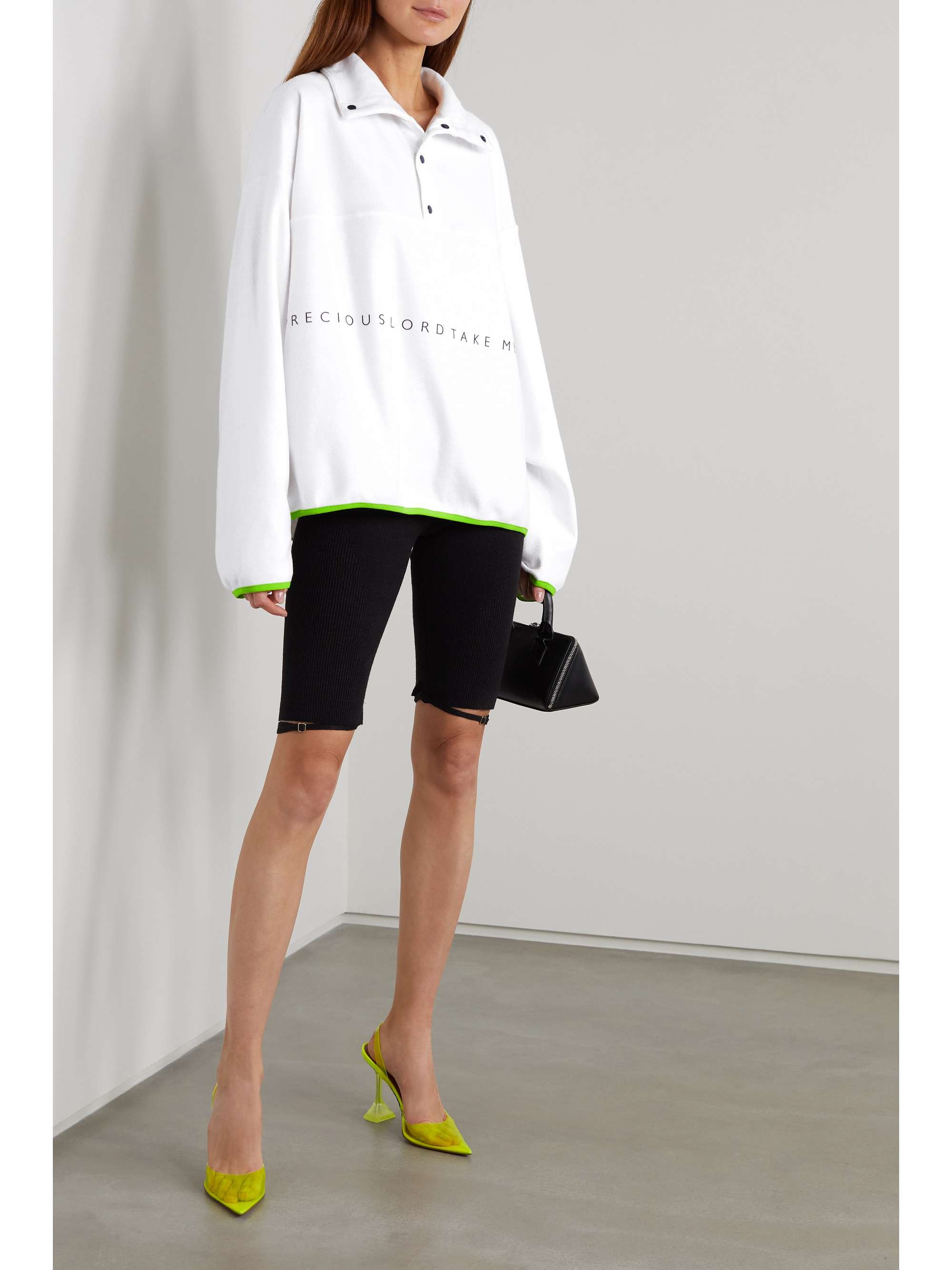 CONNER IVES Printed fleece sweatshirt