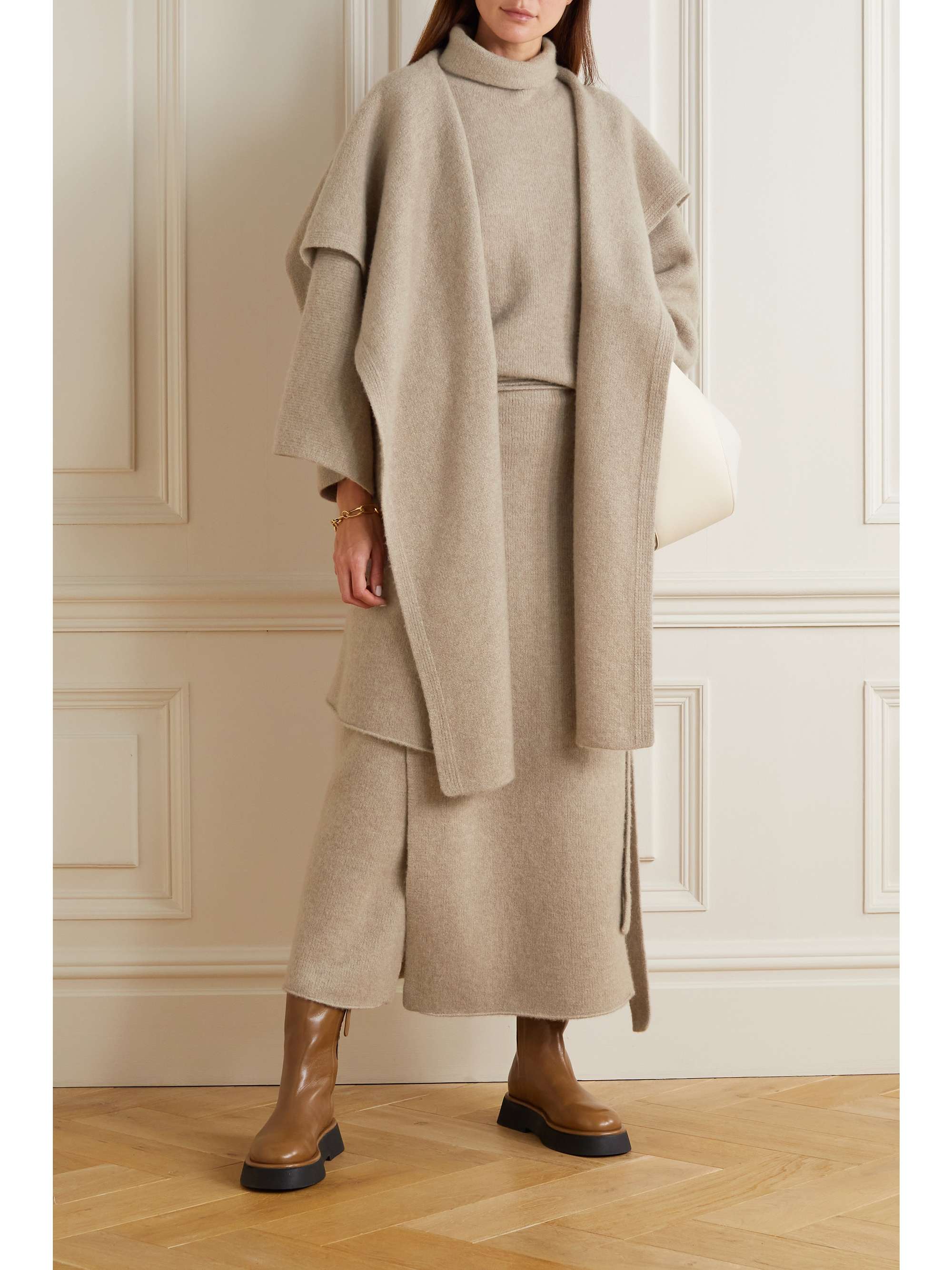 LAUREN MANOOGIAN Cashmere-blend turtleneck tank