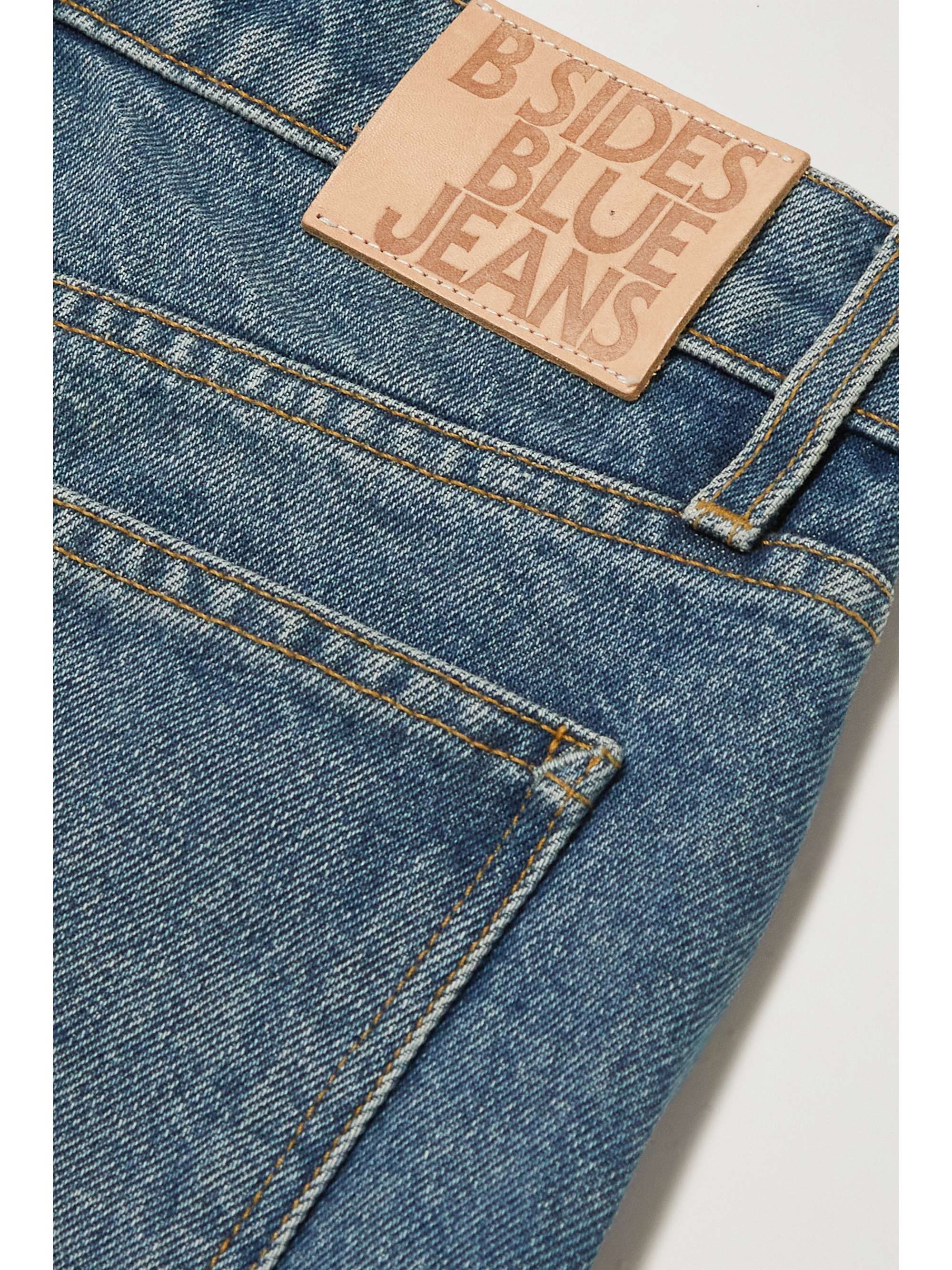 B SIDES Louis cropped high-rise straight-leg jeans
