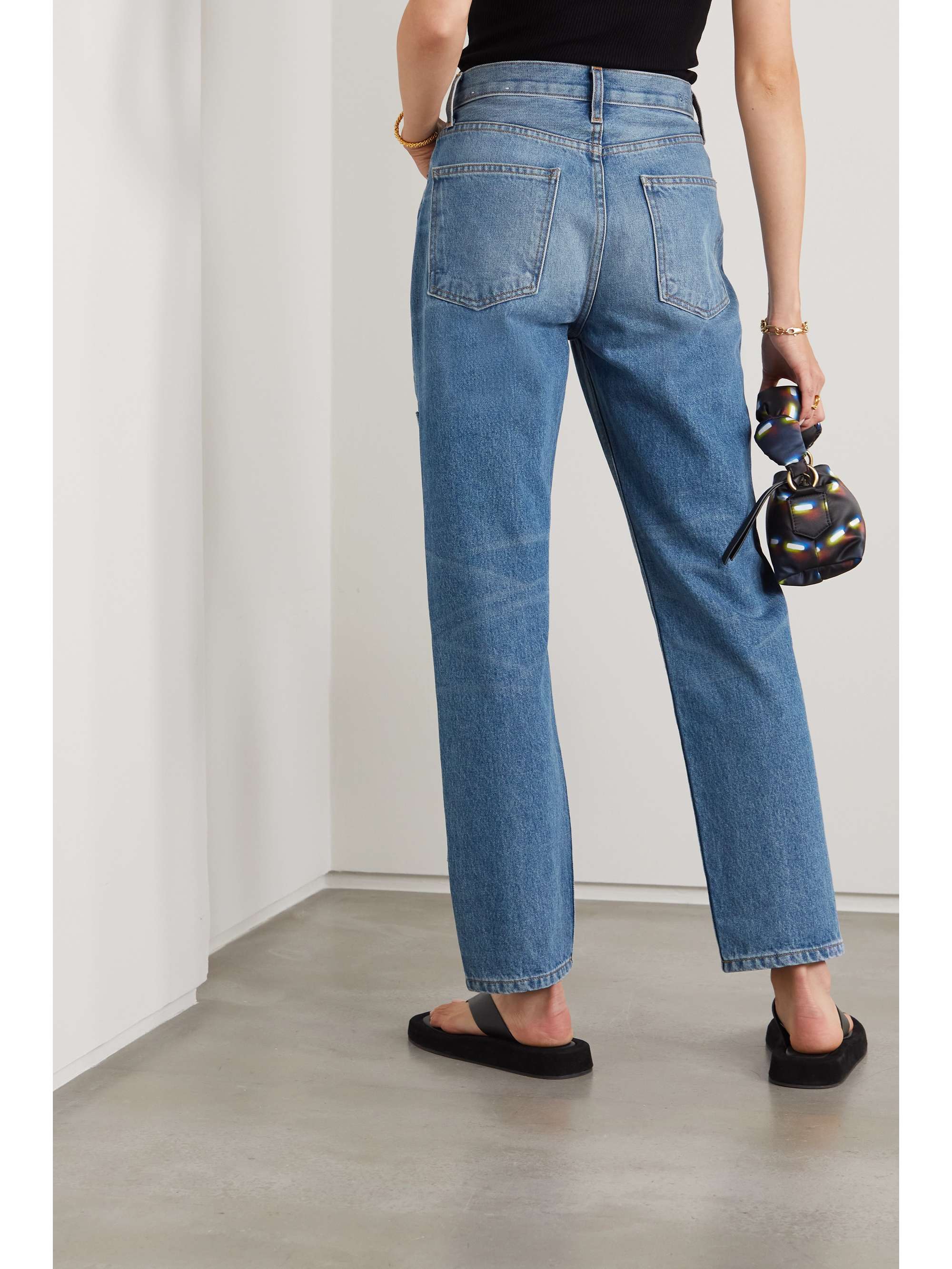 Arts mid-rise straight-leg jeans 