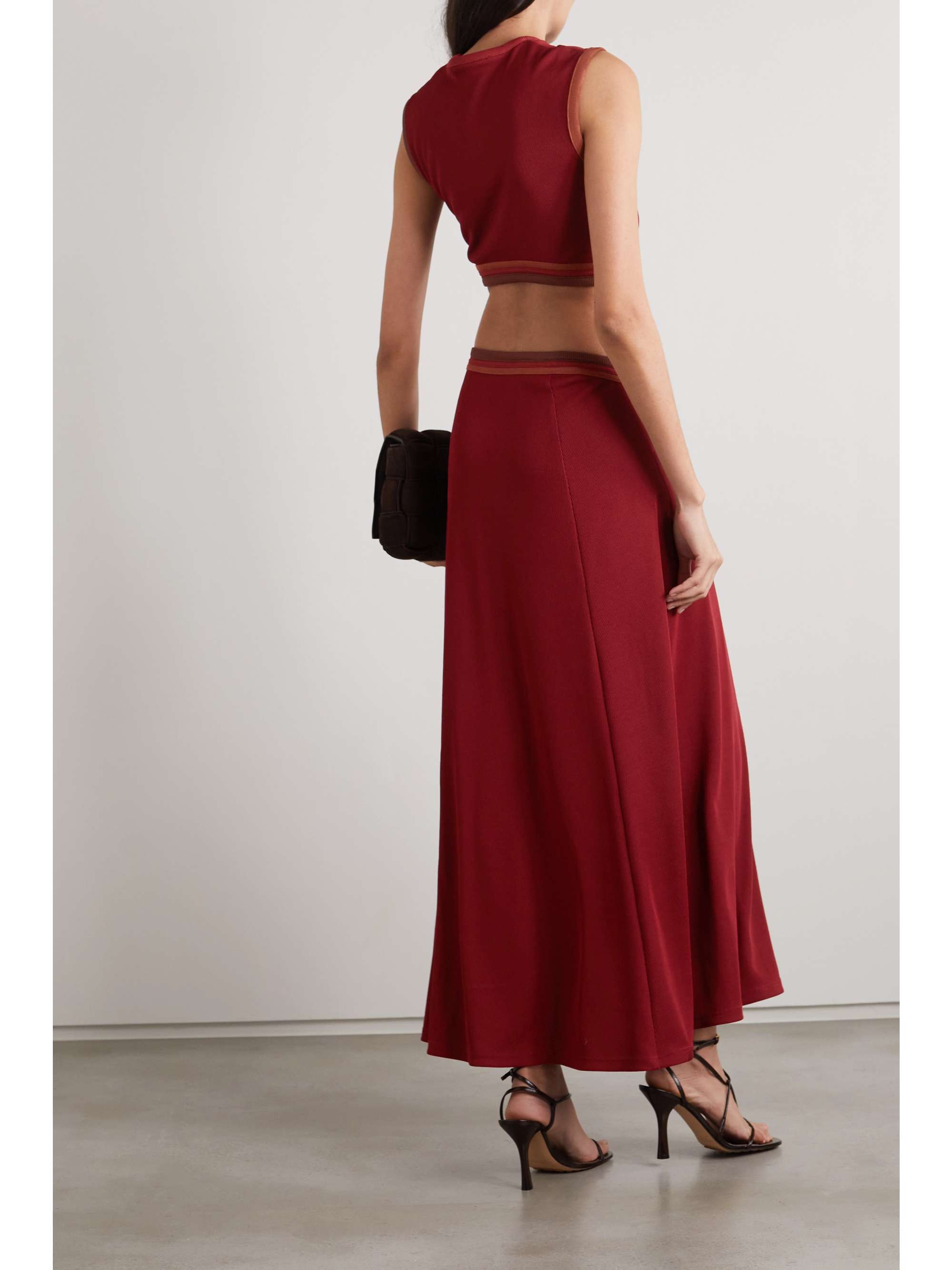 CHRISTOPHER ESBER Cutout stretch-jersey maxi dress
