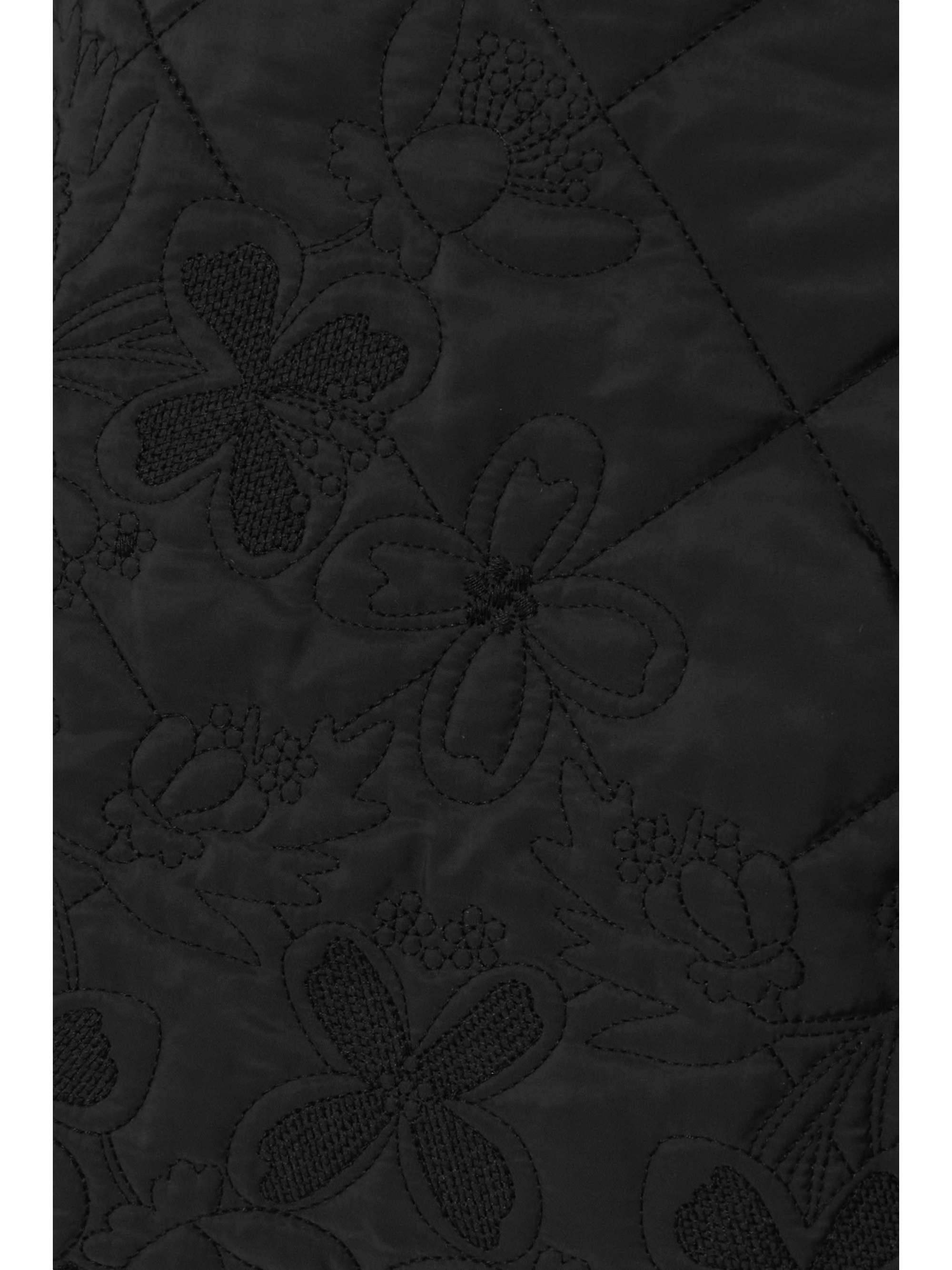 CECILIE BAHNSEN Jennifer belted embroidered quilted shell coat