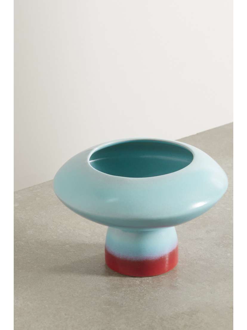 MARLOE MARLOE + Net Sustain Lully Ombré Glazed Ceramic Vase