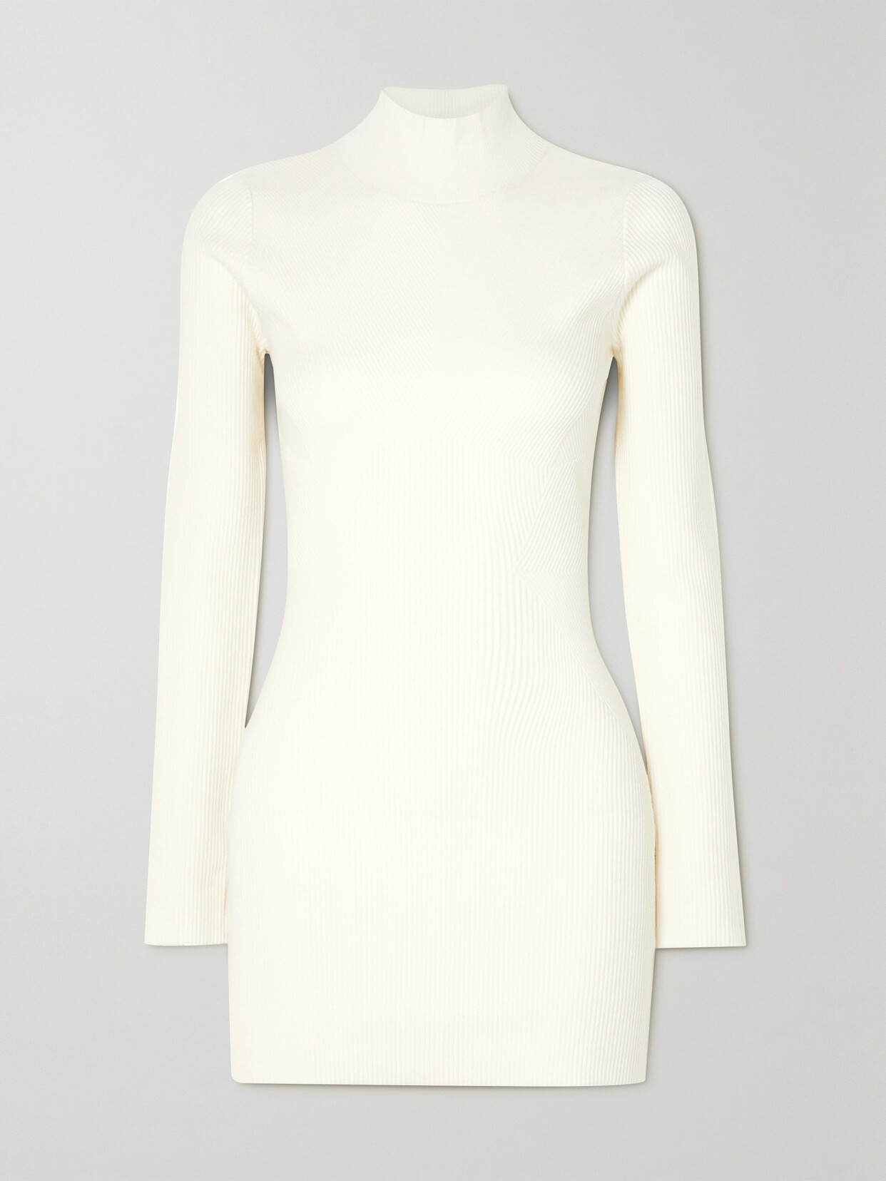 GAUGE81 Minas Ribbed Merino Wool-blend Mini Dress