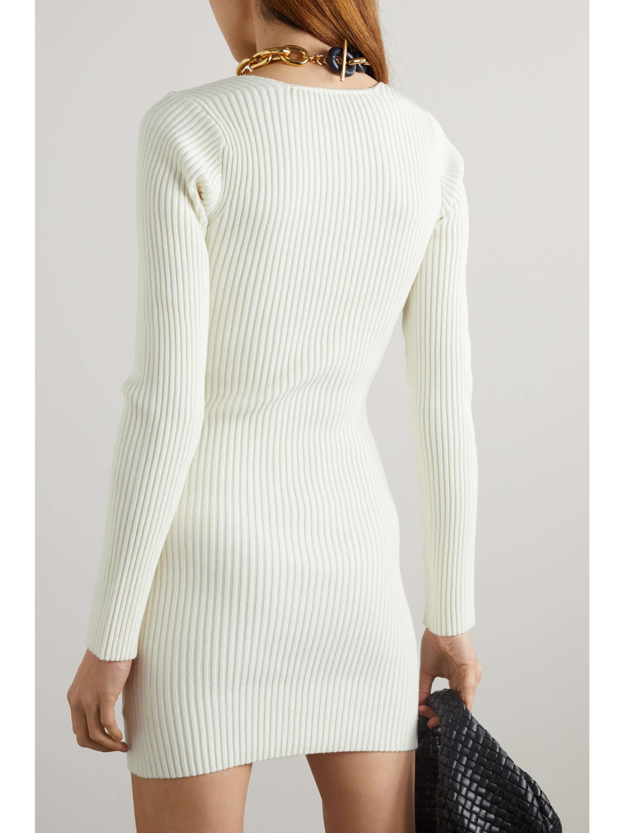 GAUGE81 Mija ribbed merino wool-blend mini dress