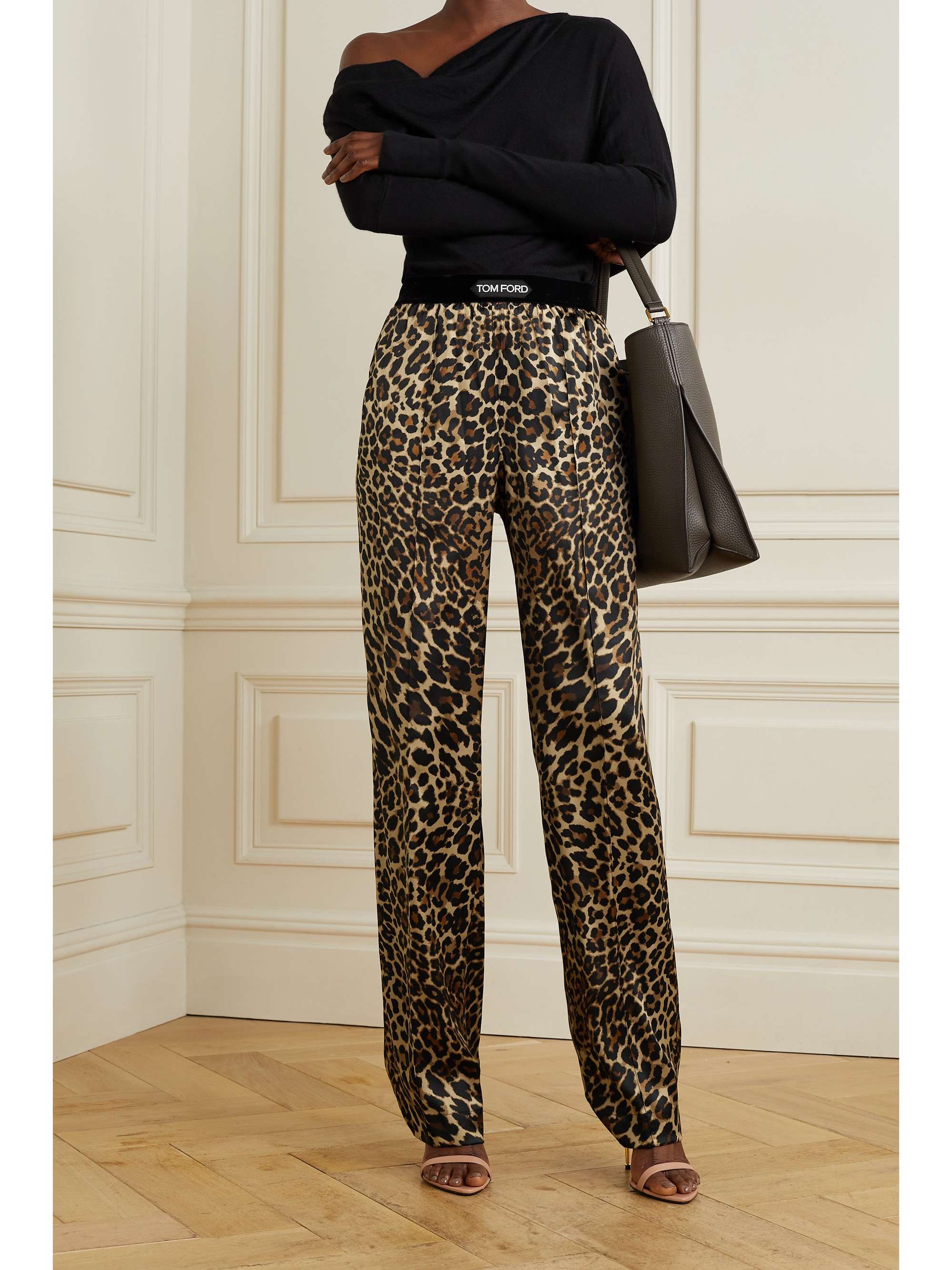 Leopard print Velvet-trimmed leopard-print stretch-silk satin pants | TOM FORD | NET-A-PORTER Leopard print Velvet-trimmed leopard-print stretch-silk satin pants | TOM FORD | NET-A-PORTER