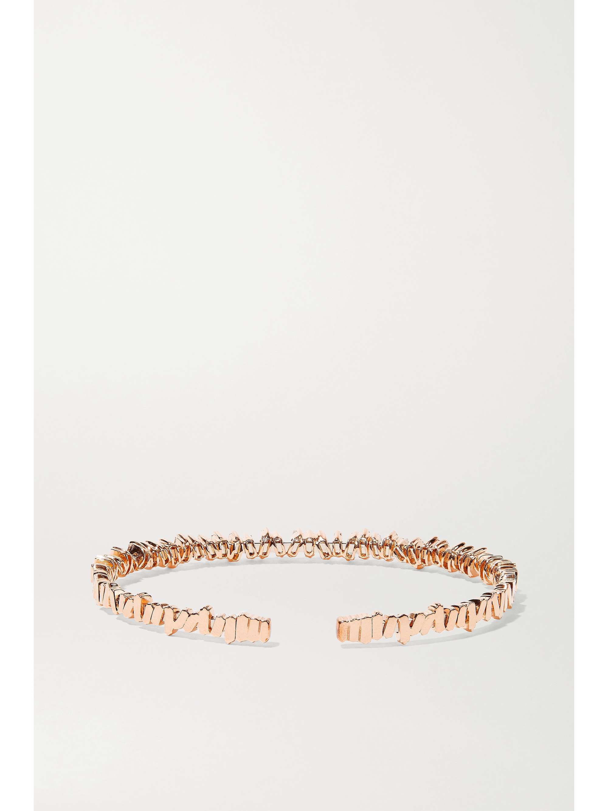 SUZANNE KALAN 18-karat gold diamond cuff