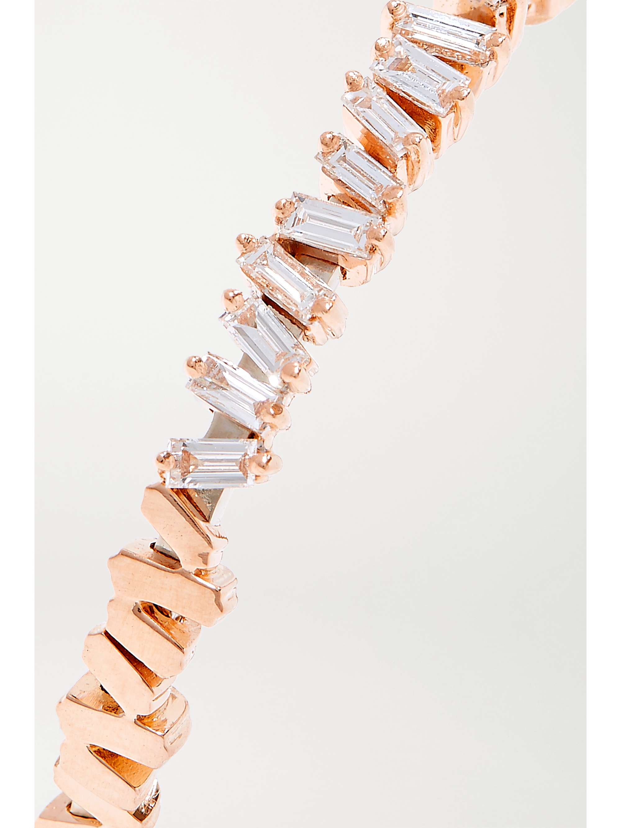 SUZANNE KALAN 18-karat gold diamond cuff