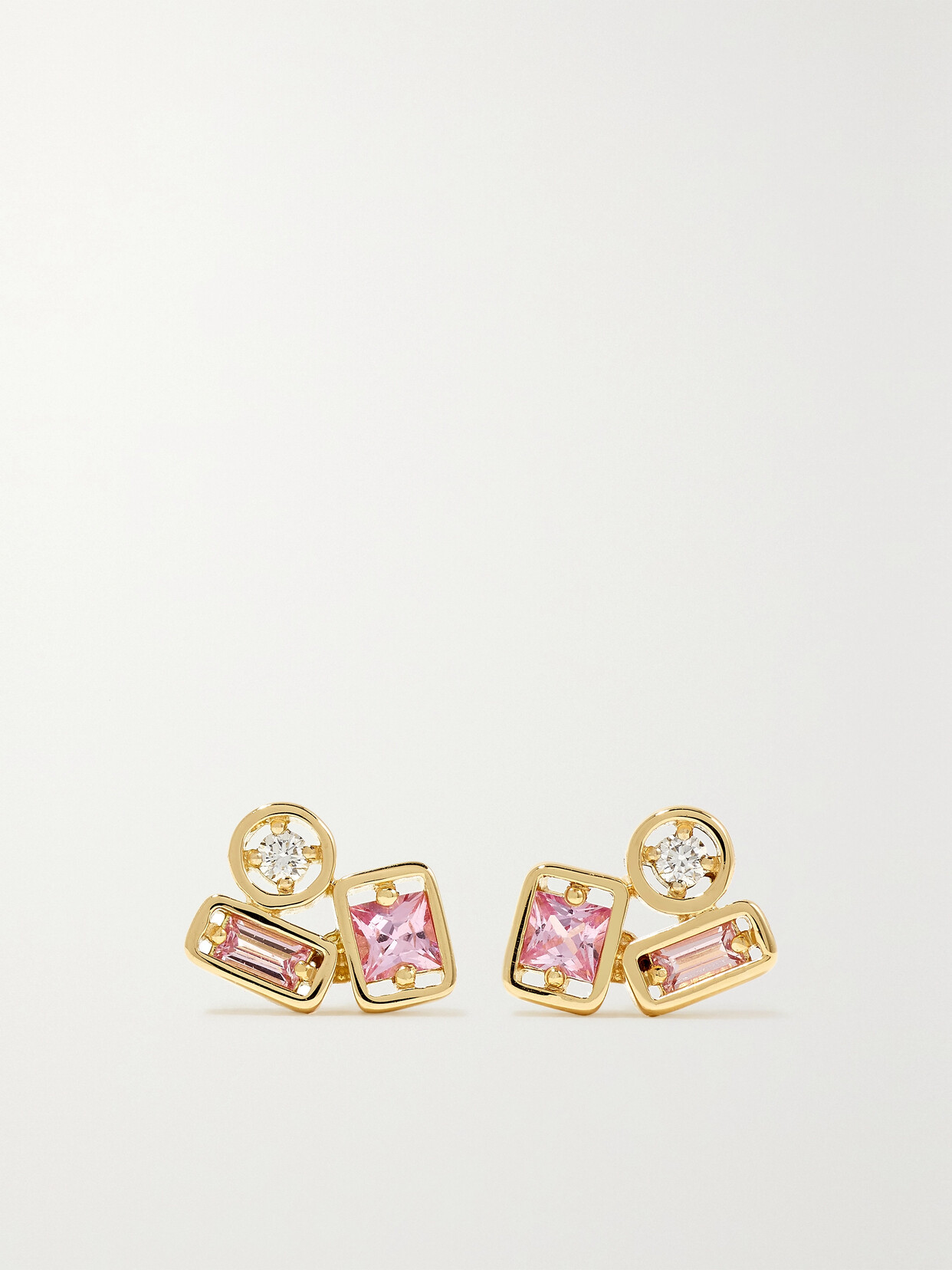 Suzanne Kalan 18-karat , Sapphire And Diamond Earrings