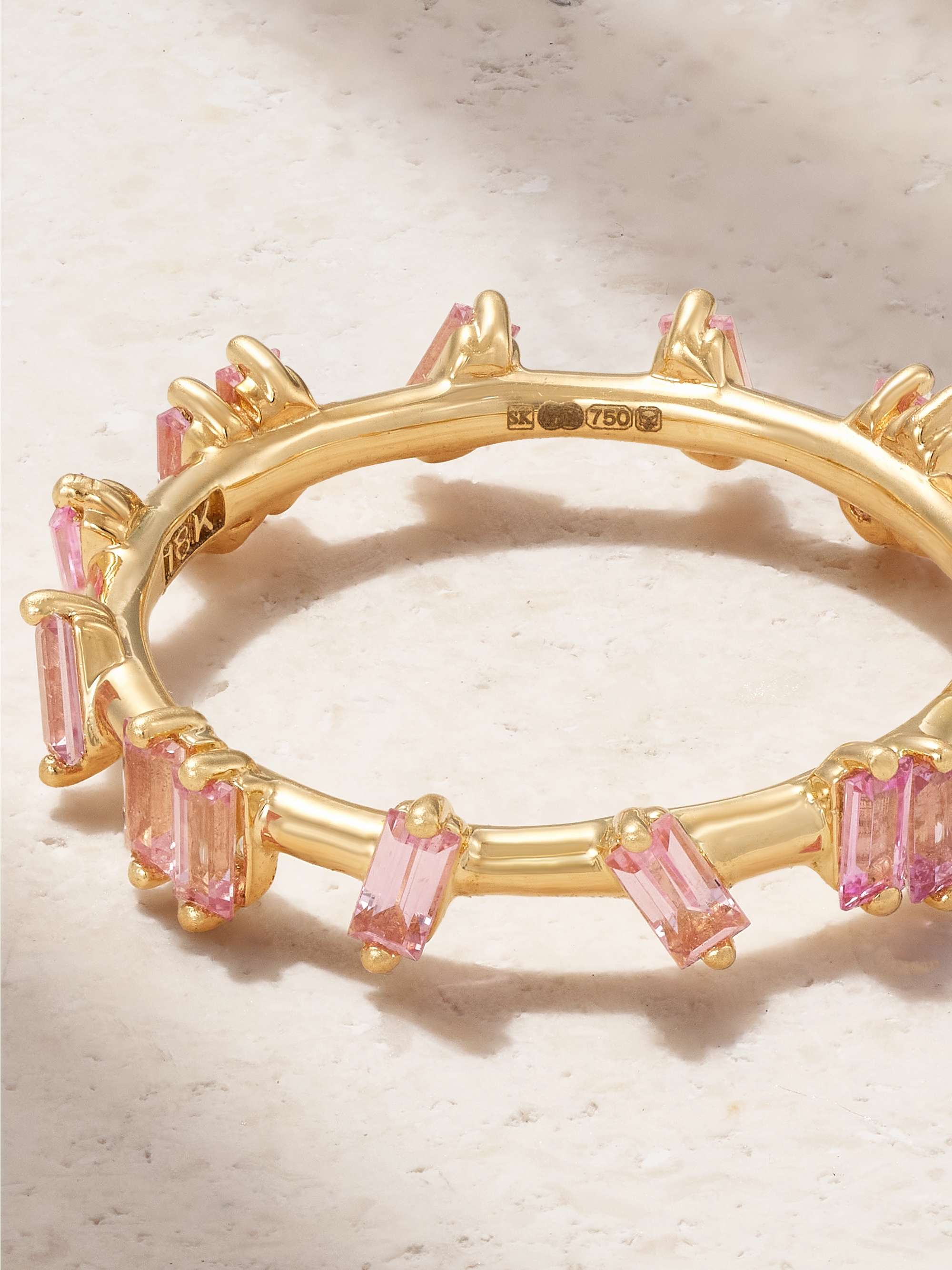 SUZANNE KALAN 18-karat gold sapphire ring