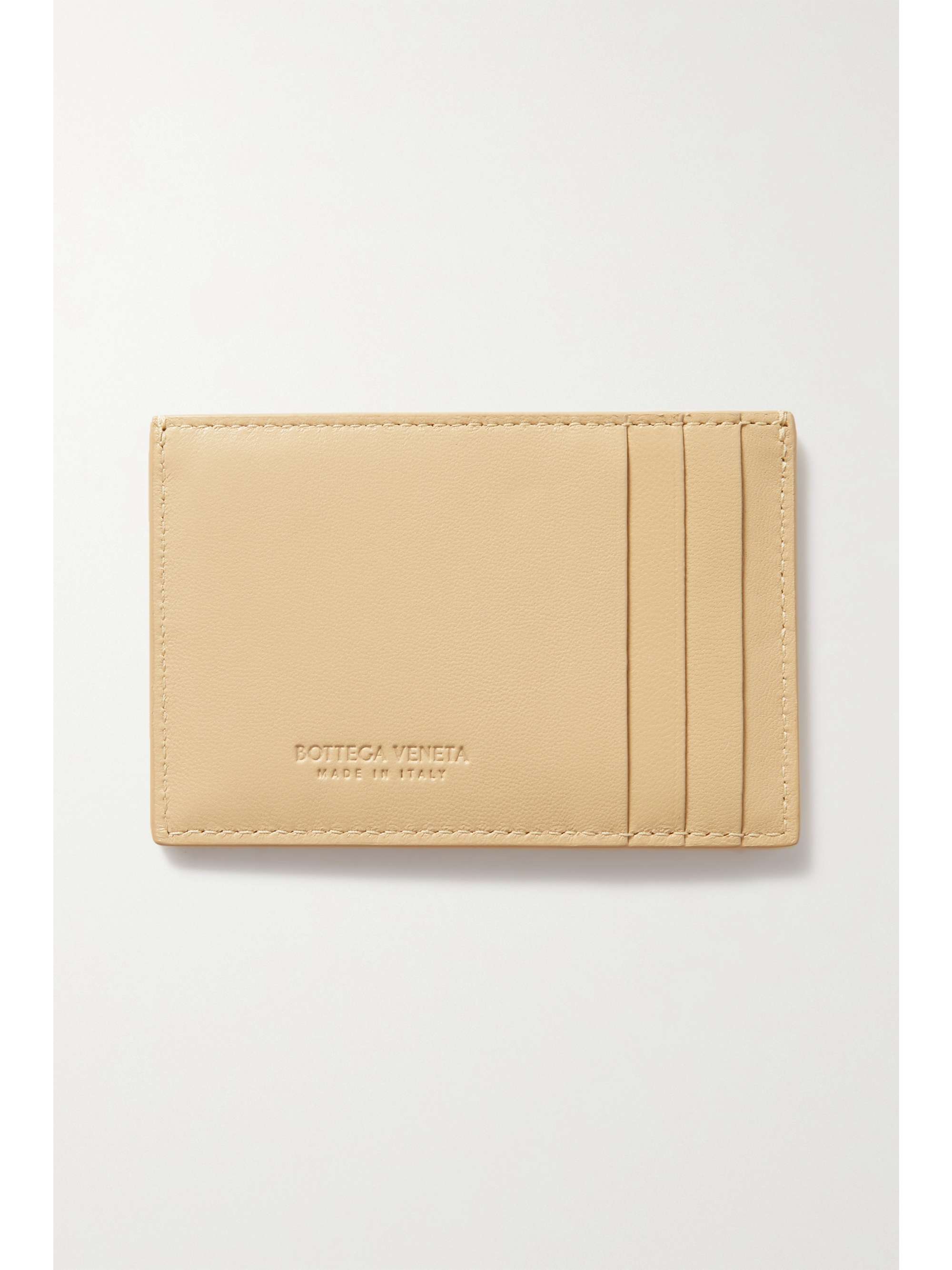 BOTTEGA VENETA Cassette intrecciato leather cardholder
