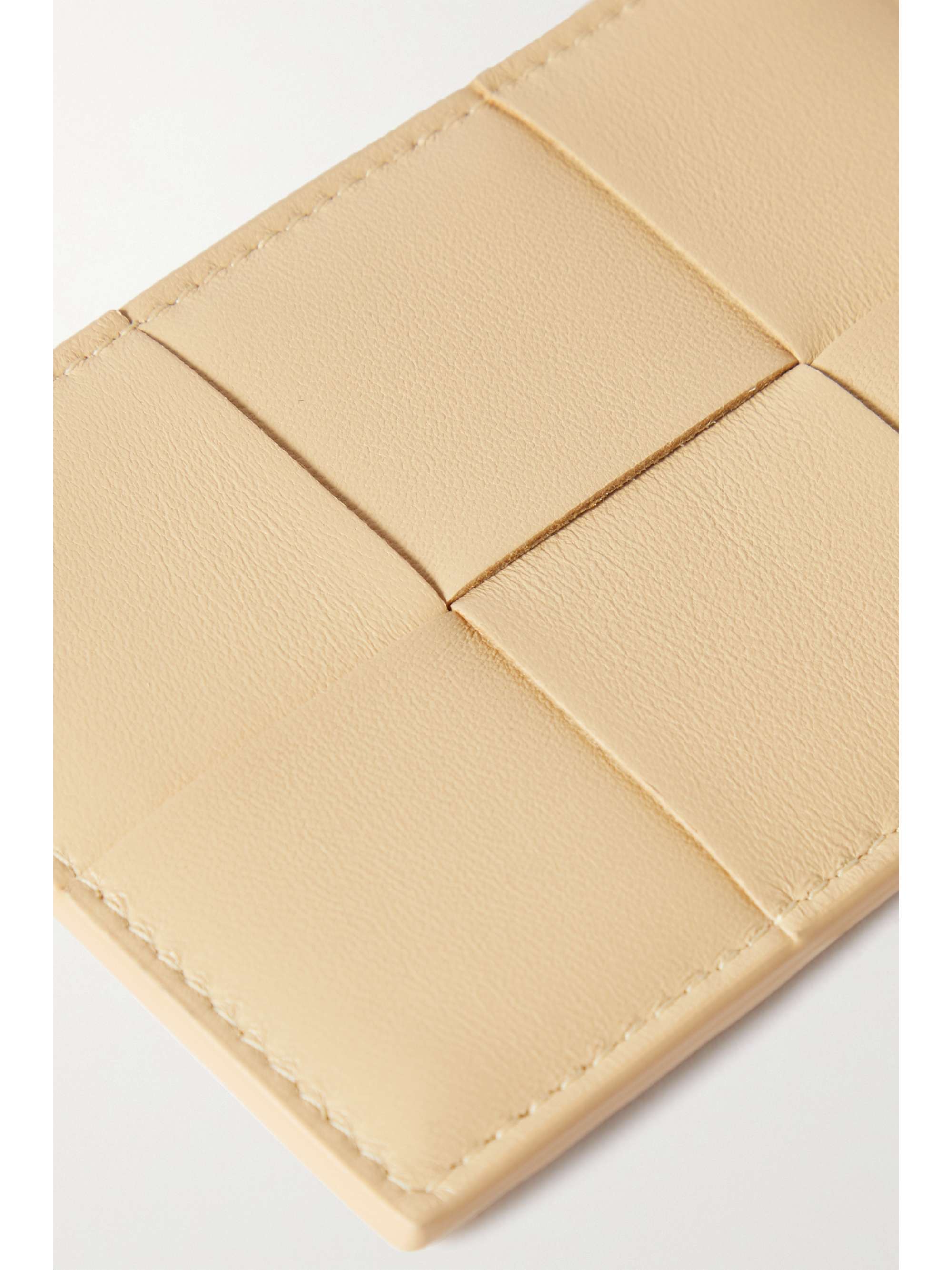 BOTTEGA VENETA Cassette intrecciato leather cardholder