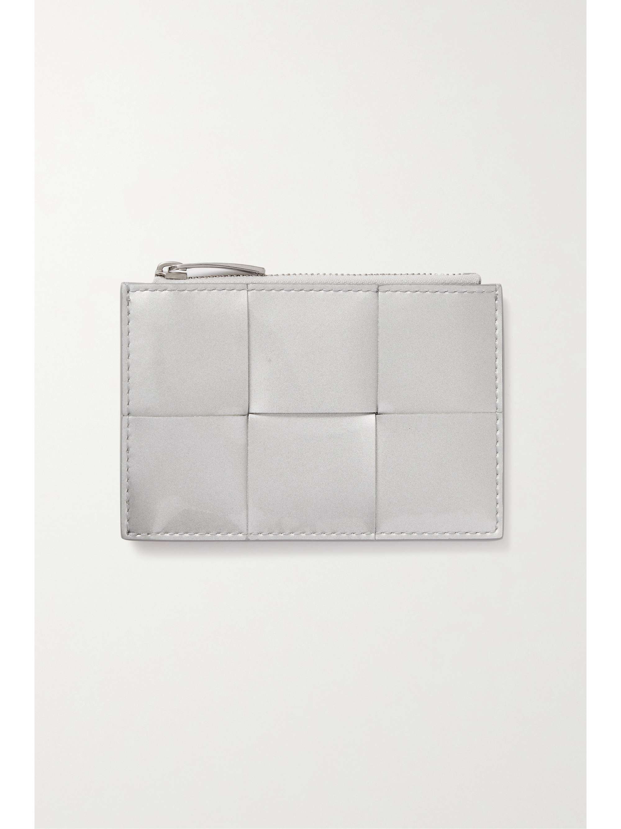 shiny leather wallet