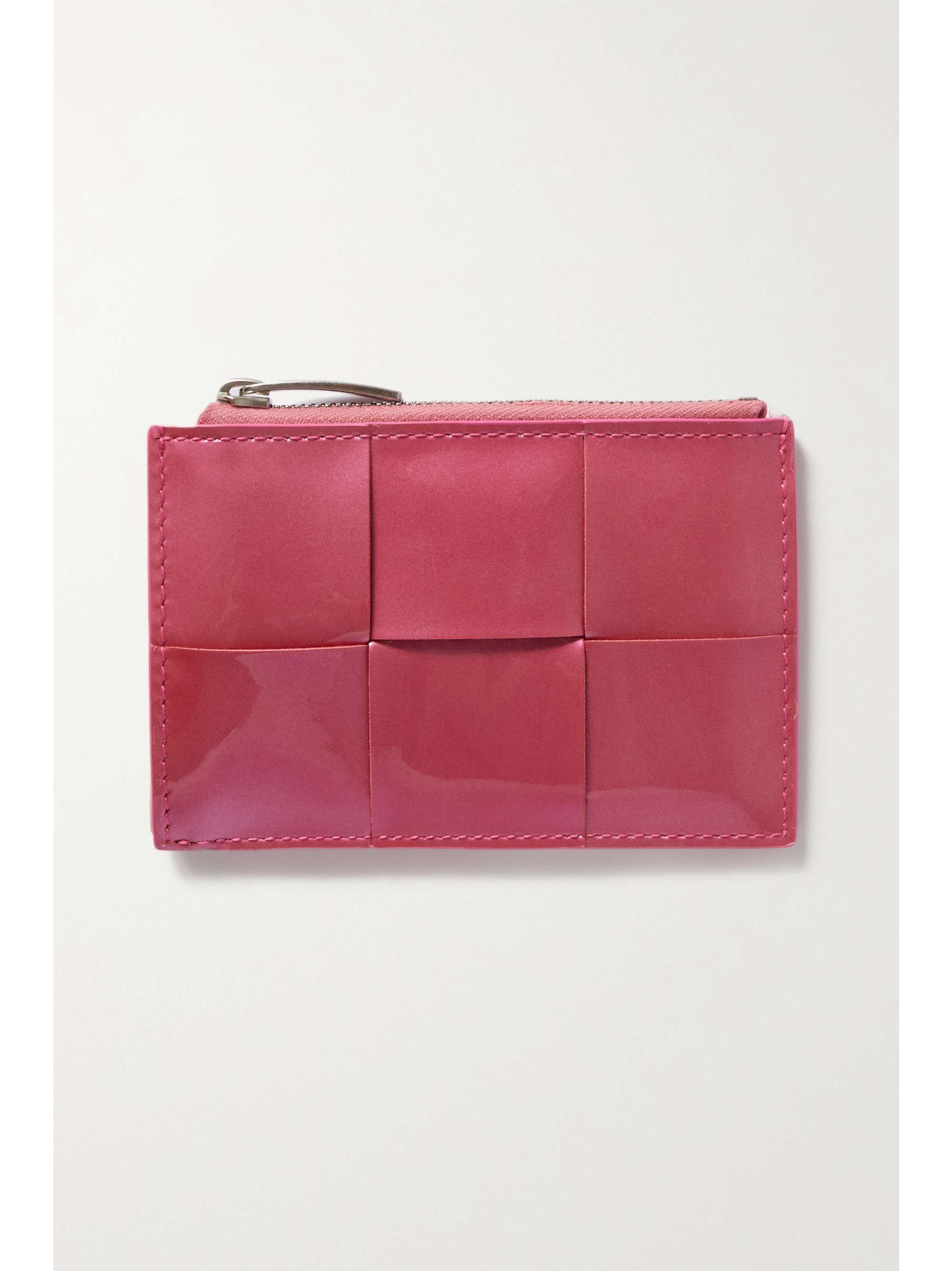 shiny leather wallet