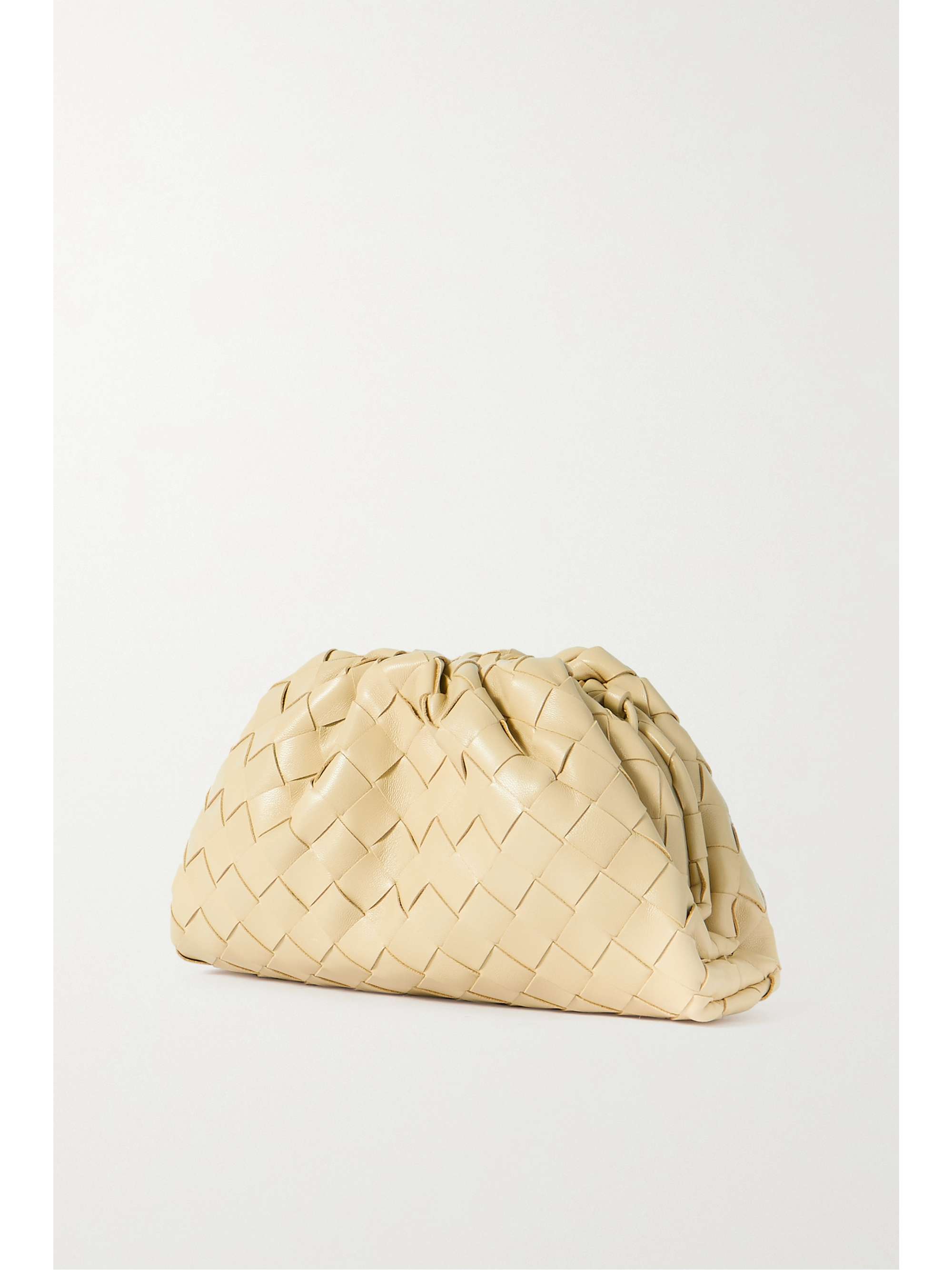 BOTTEGA VENETA The Pouch mini intrecciato leather clutch