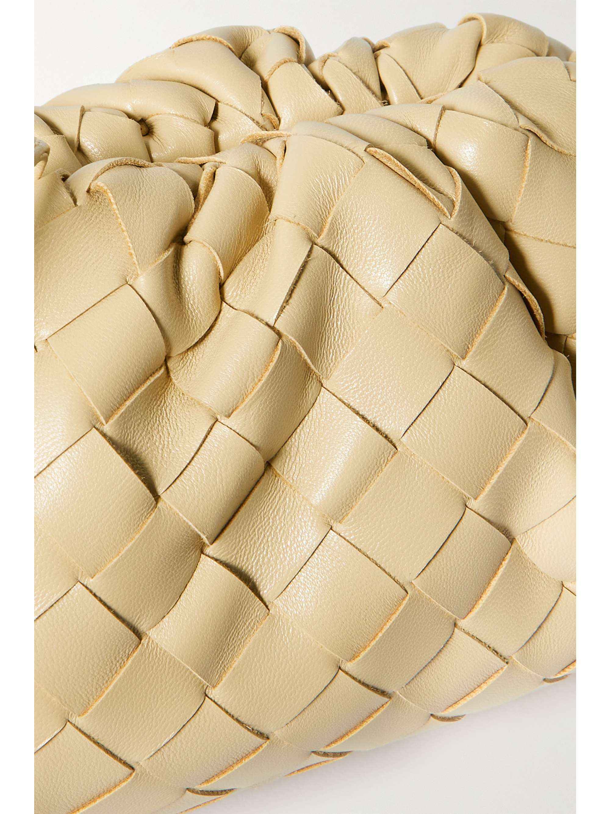 BOTTEGA VENETA The Pouch mini intrecciato leather clutch