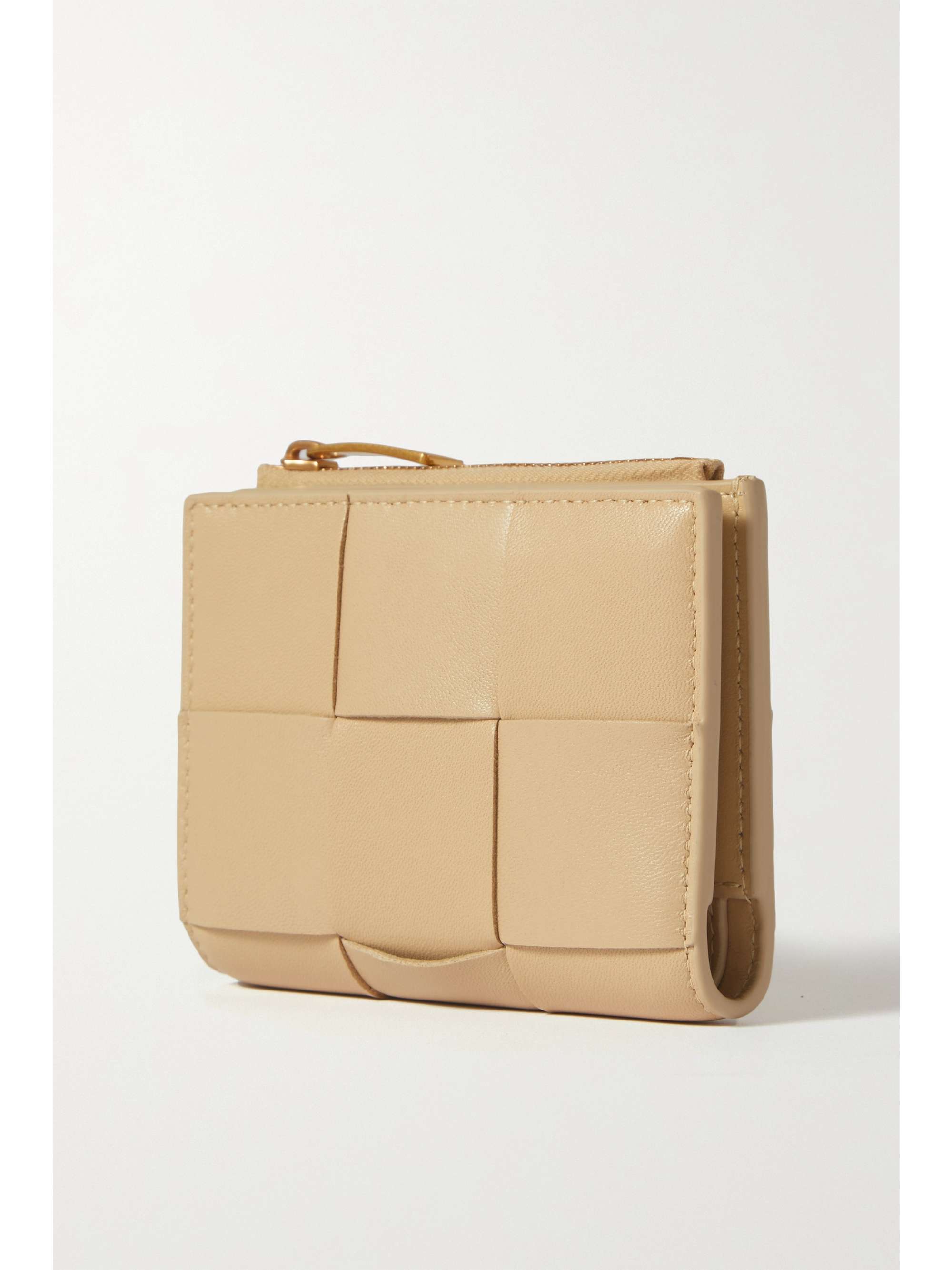 BOTTEGA VENETA Cassette intrecciato leather wallet | NET-A-PORTER