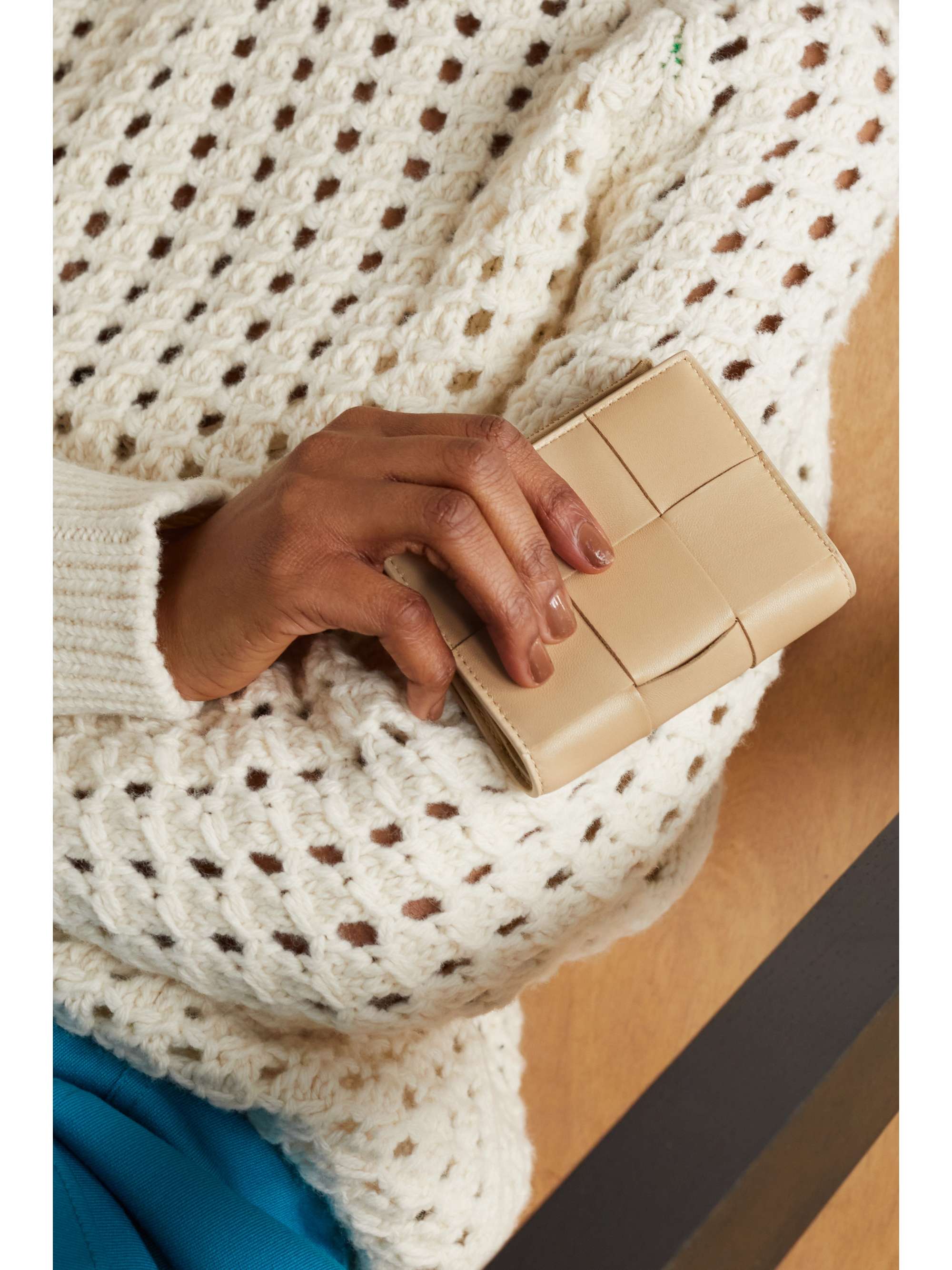 BOTTEGA VENETA Cassette intrecciato leather wallet