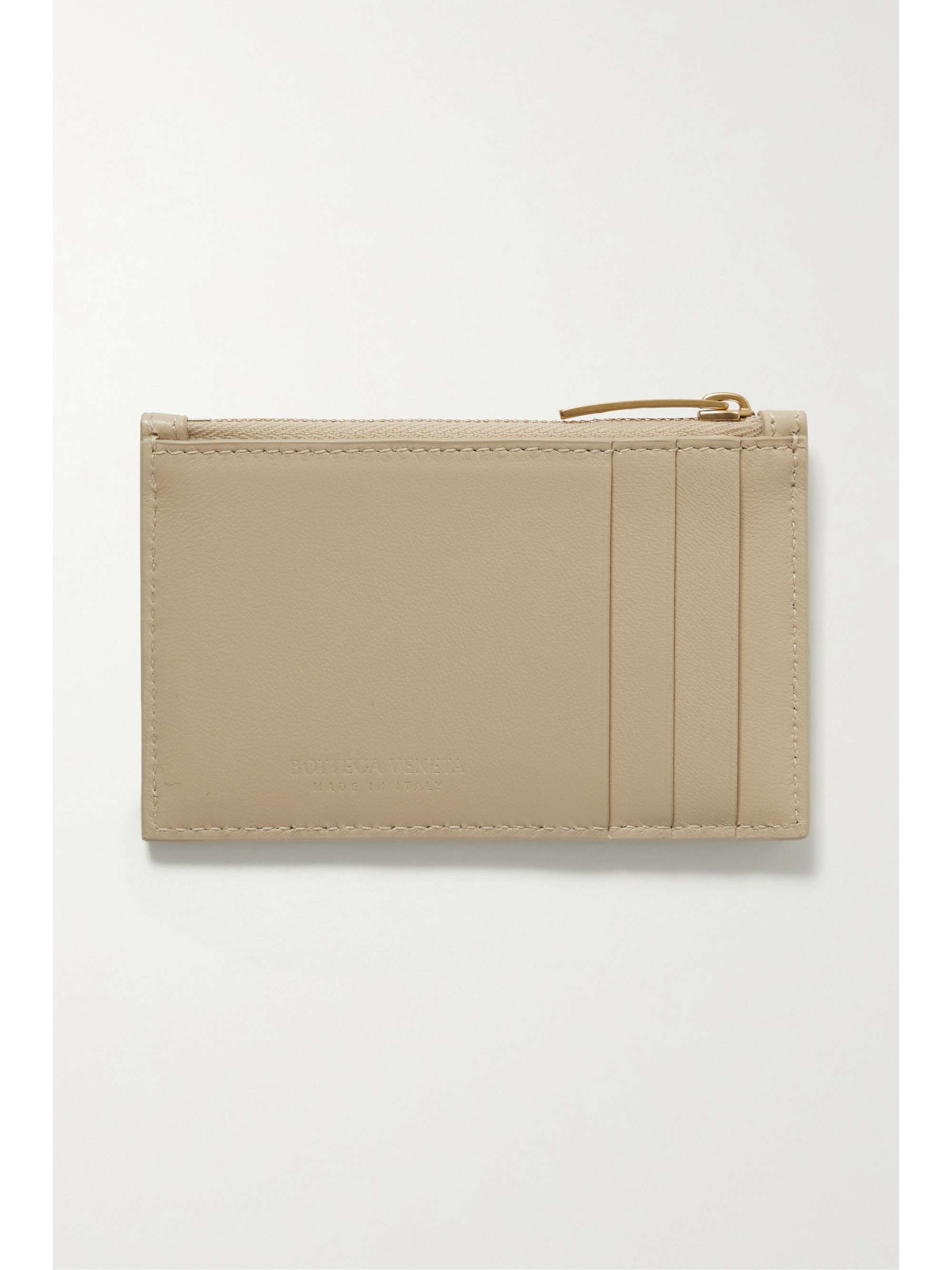 BOTTEGA VENETA Intrecciato leather cardholder