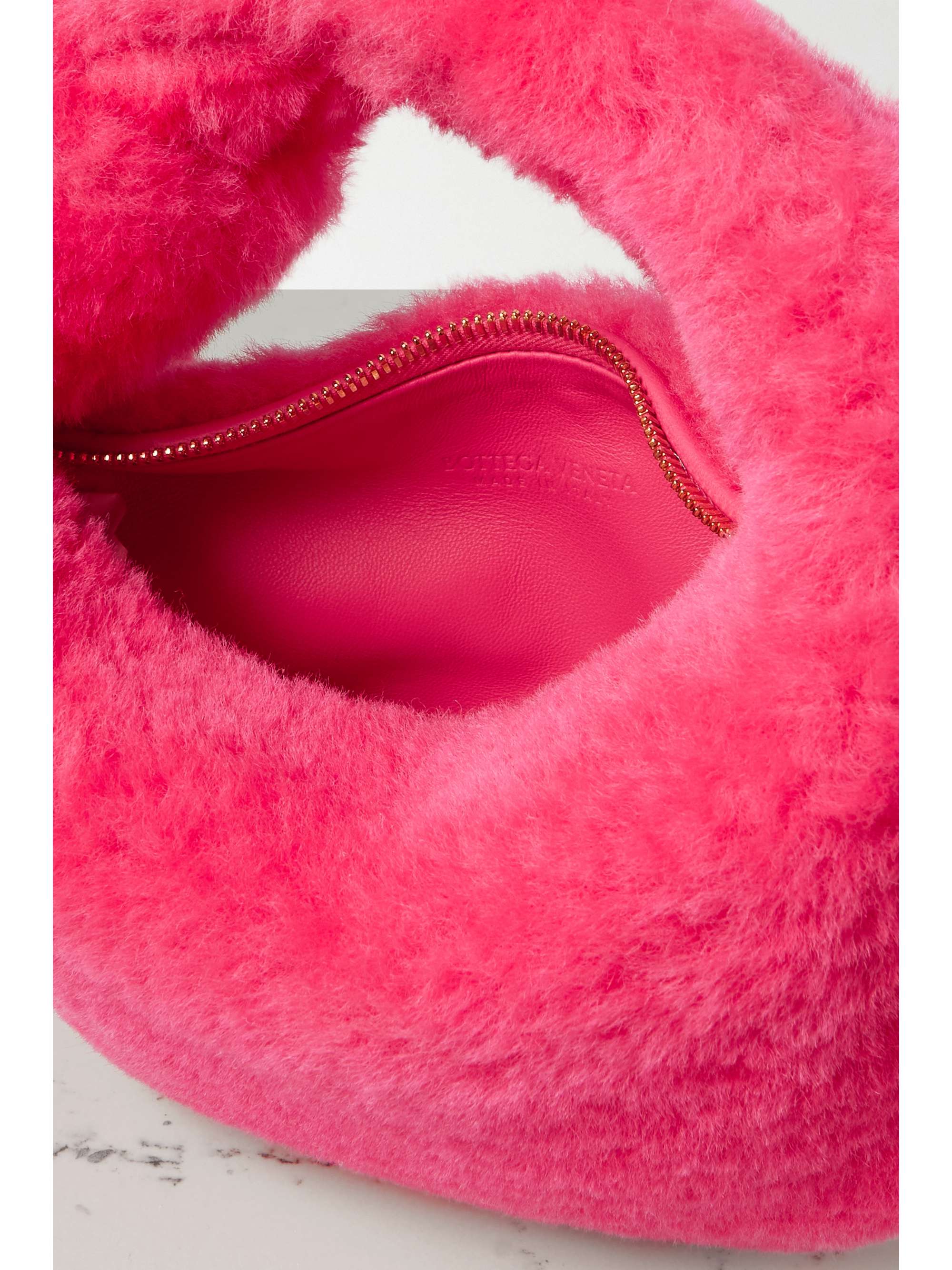 fluffy bottega bag