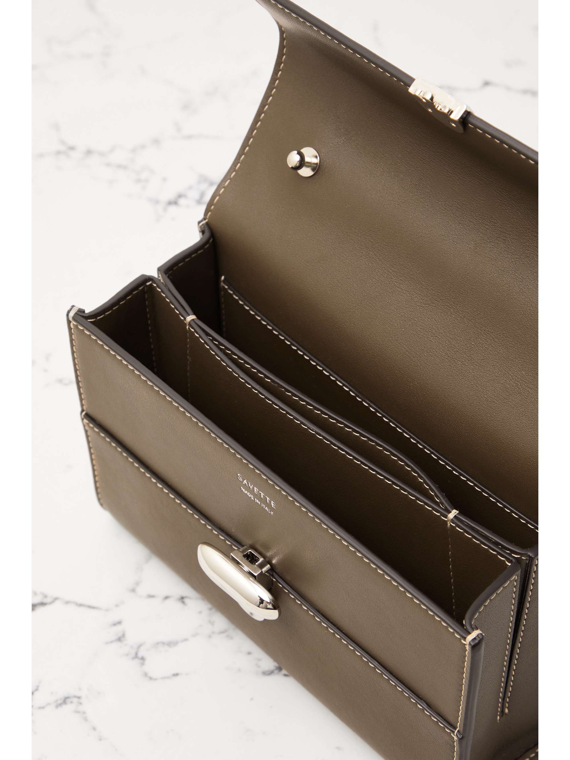 SAVETTE Symmetry 19 leather shoulder bag