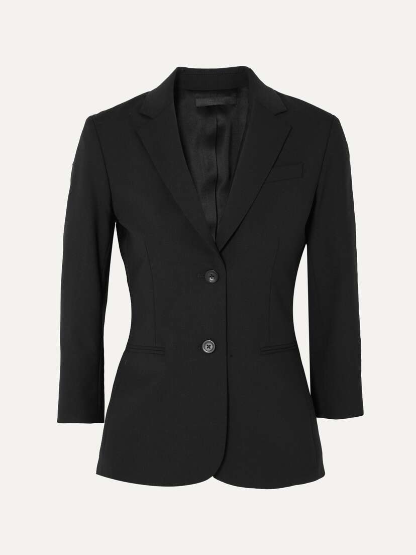 The Row Schoolboy Stretch Wool-blend Crepe Blazer