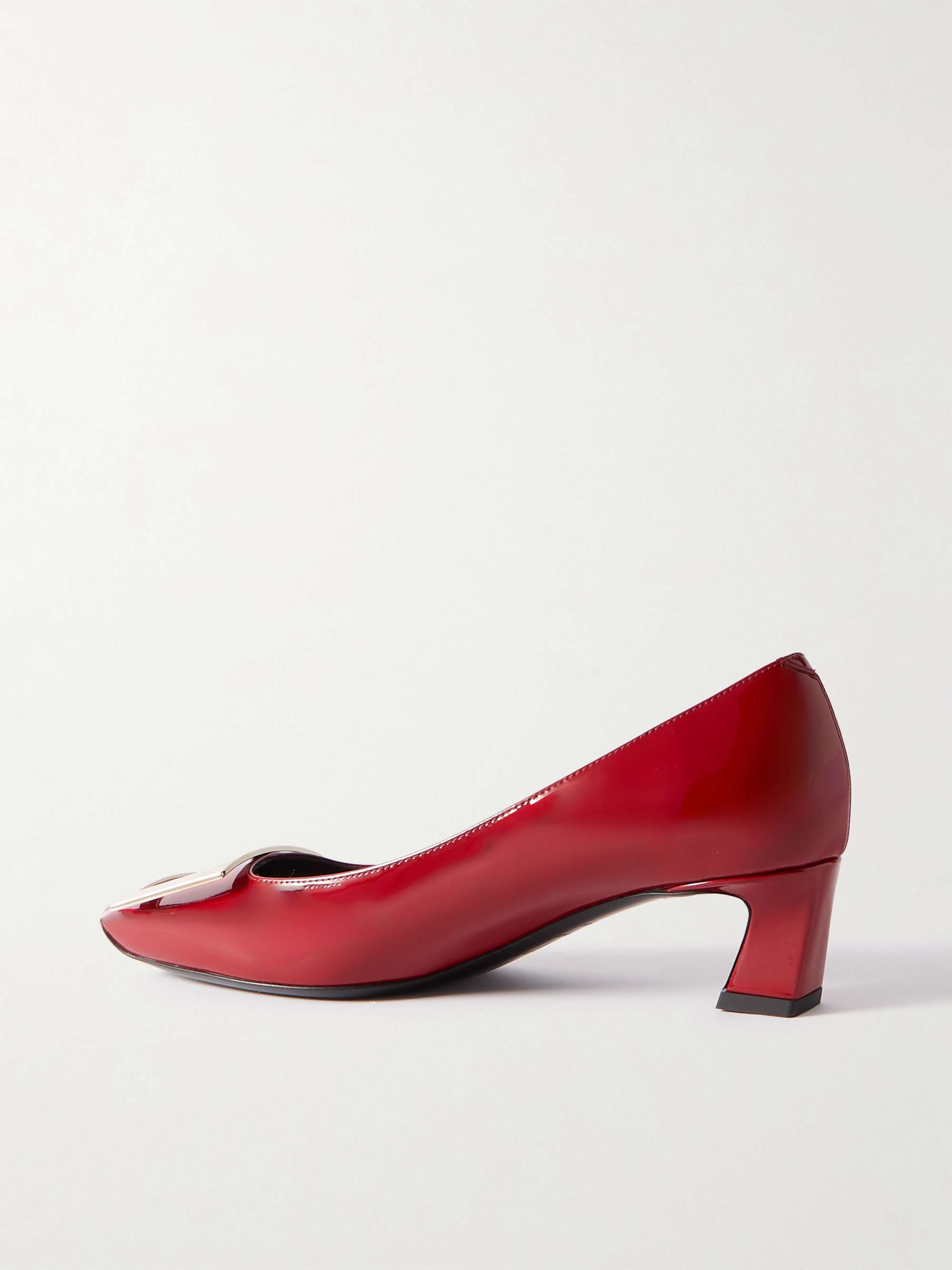 ROGER VIVIER Decollete Trompette patent-leather pumps