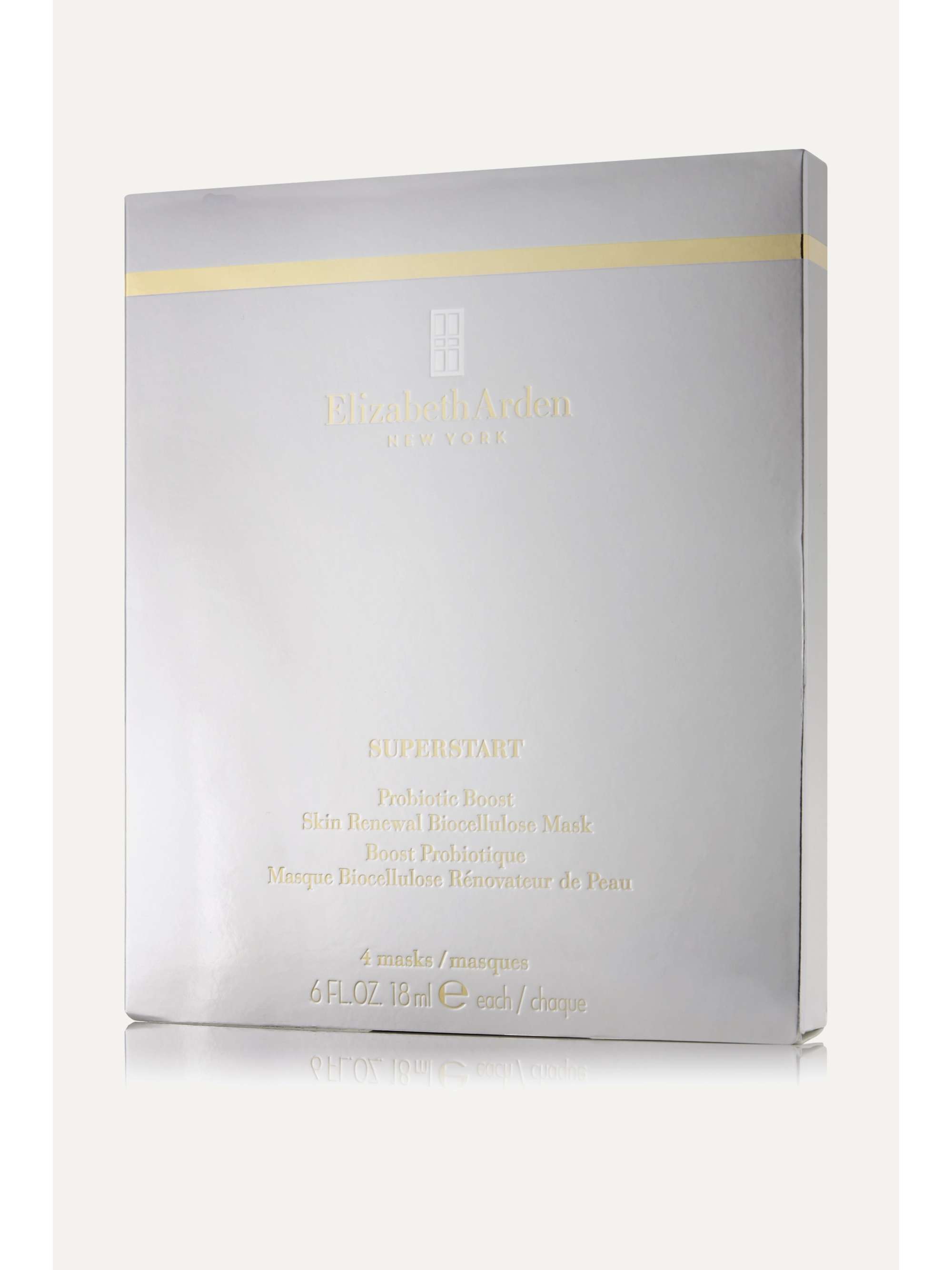 ELIZABETH ARDEN Superstart Probiotic Boost Skin Renewal Biocellulose Mask x 4